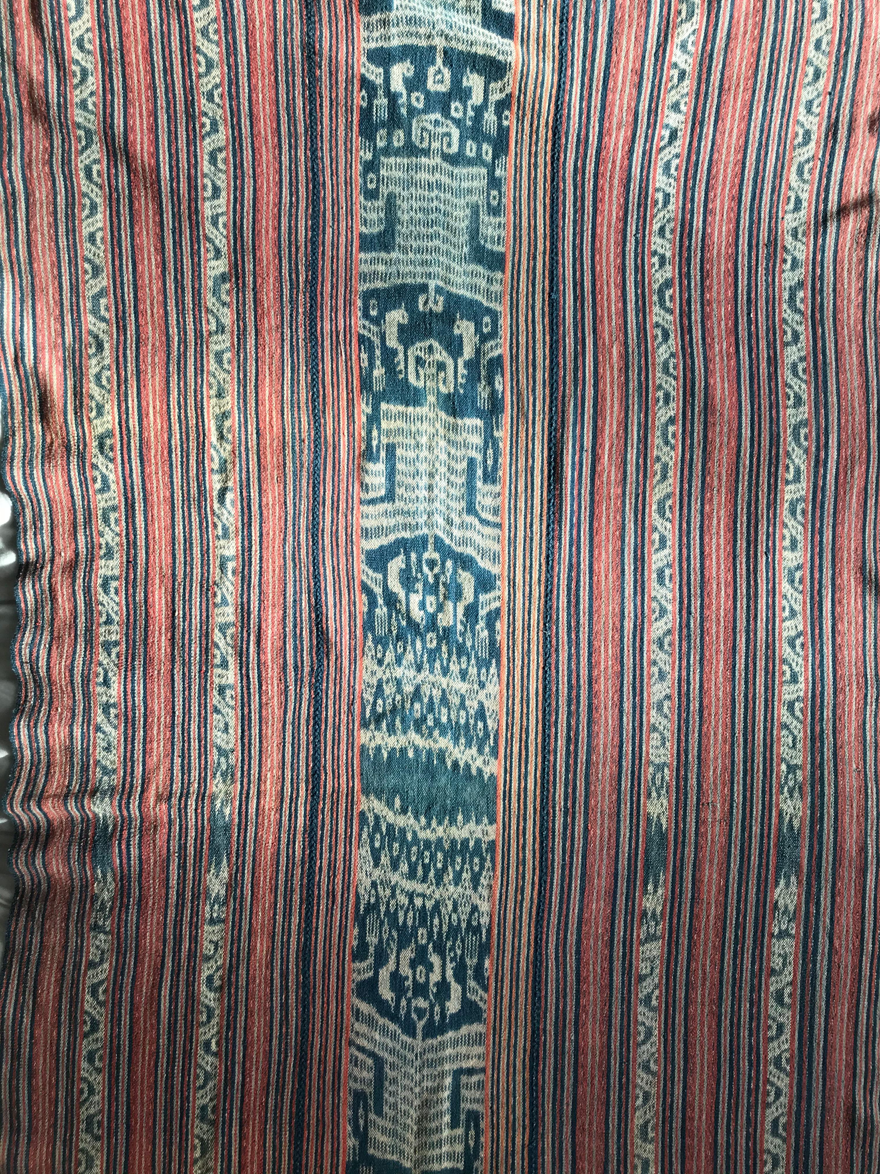 Indonesian Vintage Ikat Cloth Timor Indonesia Asian Textiles Home Decor