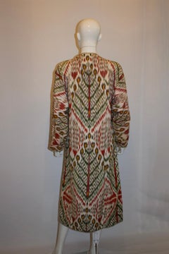 Vintage Ikat Coat - Reversible
