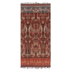 Vintage Ikats Textile Runner with Pictorial Design, from Rug & Kilim