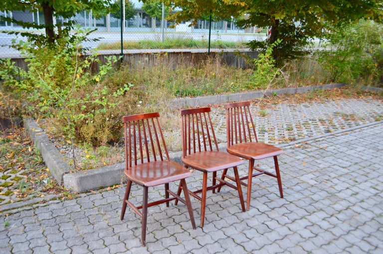 Vintage Ikea 1982 Dining Chair Modell Per Set of 3 In Good Condition For Sale In Munich, Bavaria