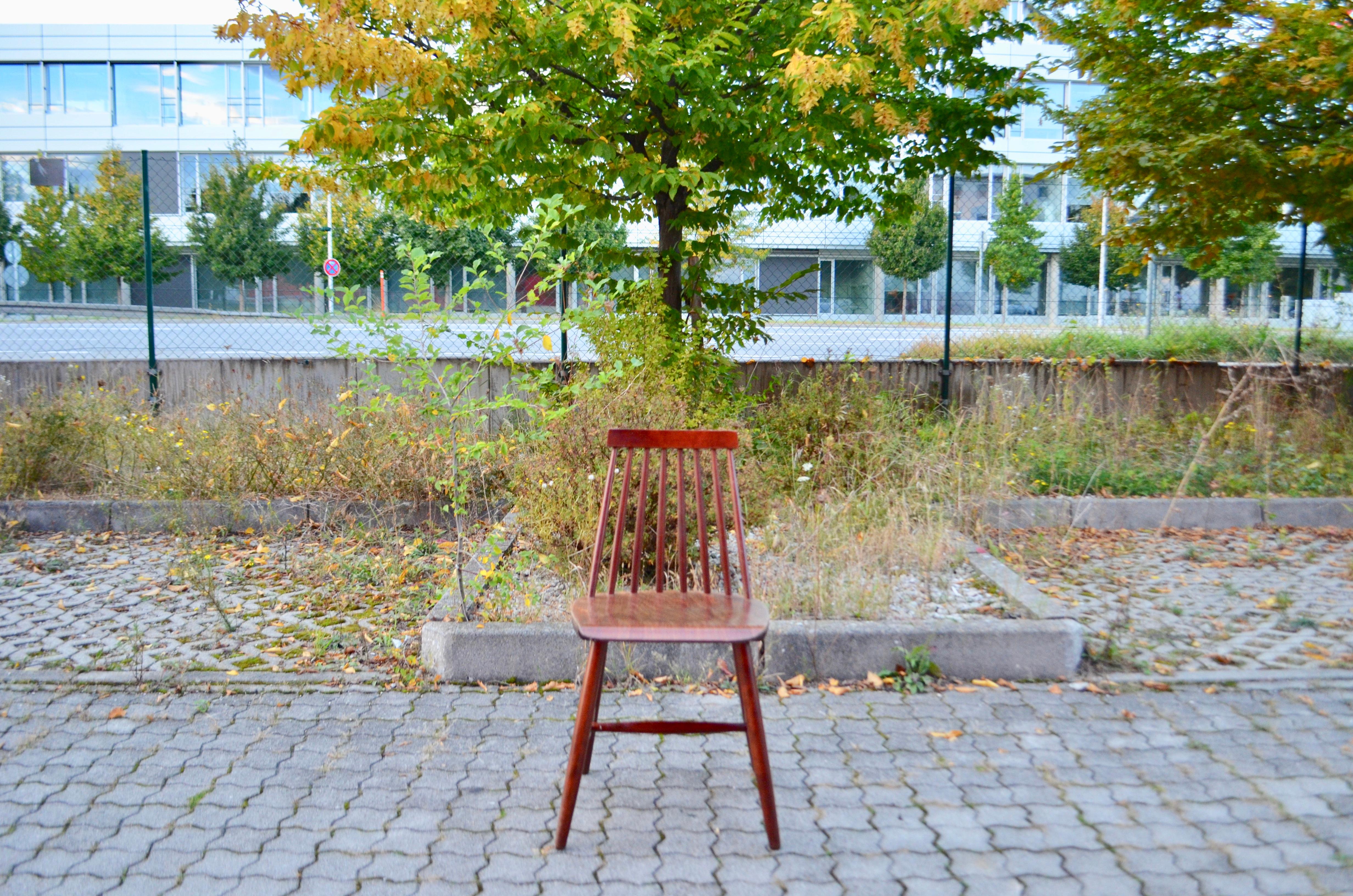 Swedish Vintage Ikea 1982 Dining Chair Modell Per Set of 3