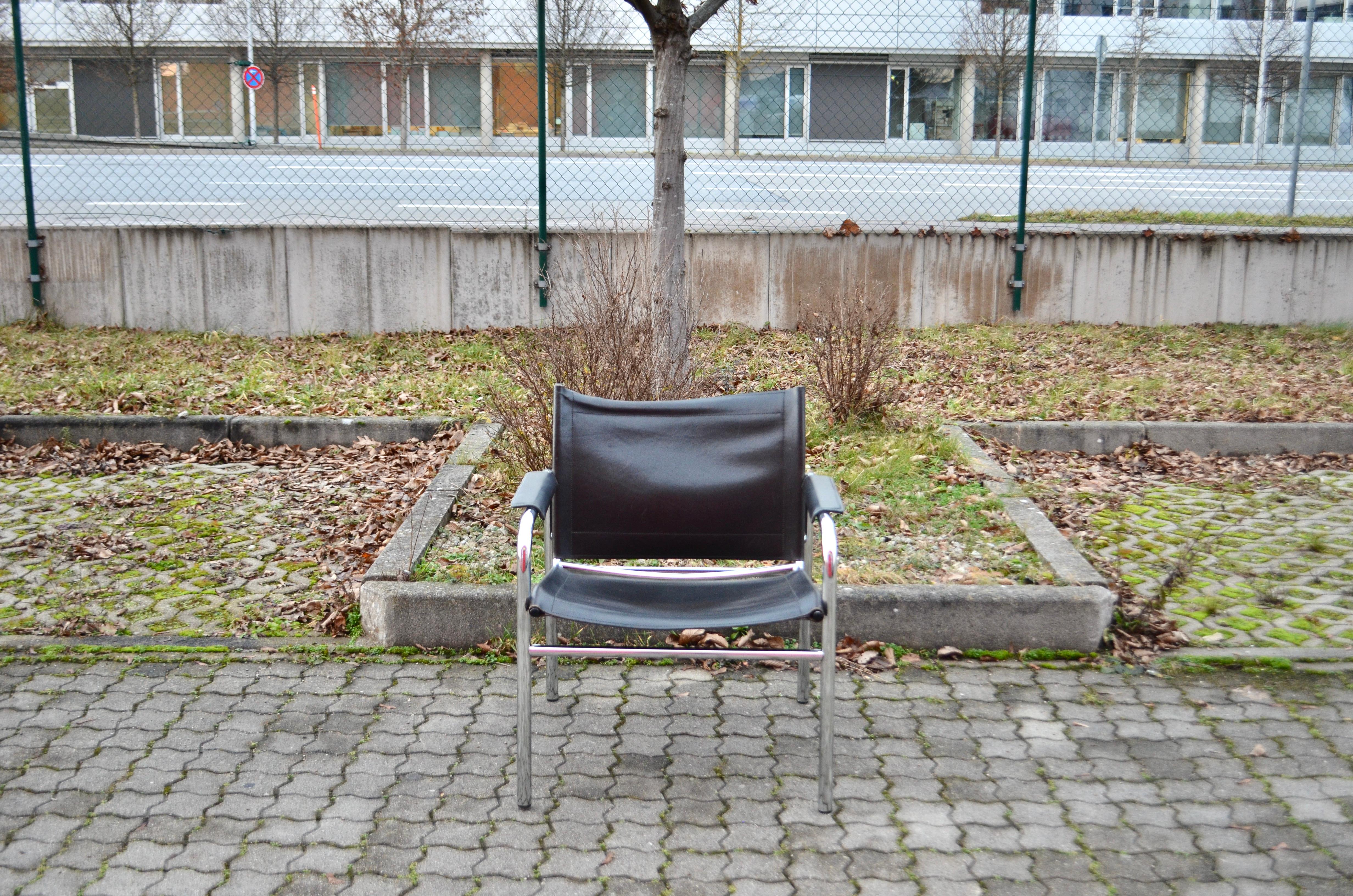 Swedish Vintage Ikea 80ties Tord Bjorklund Modell Klinte Lounge Chair Armchair For Sale