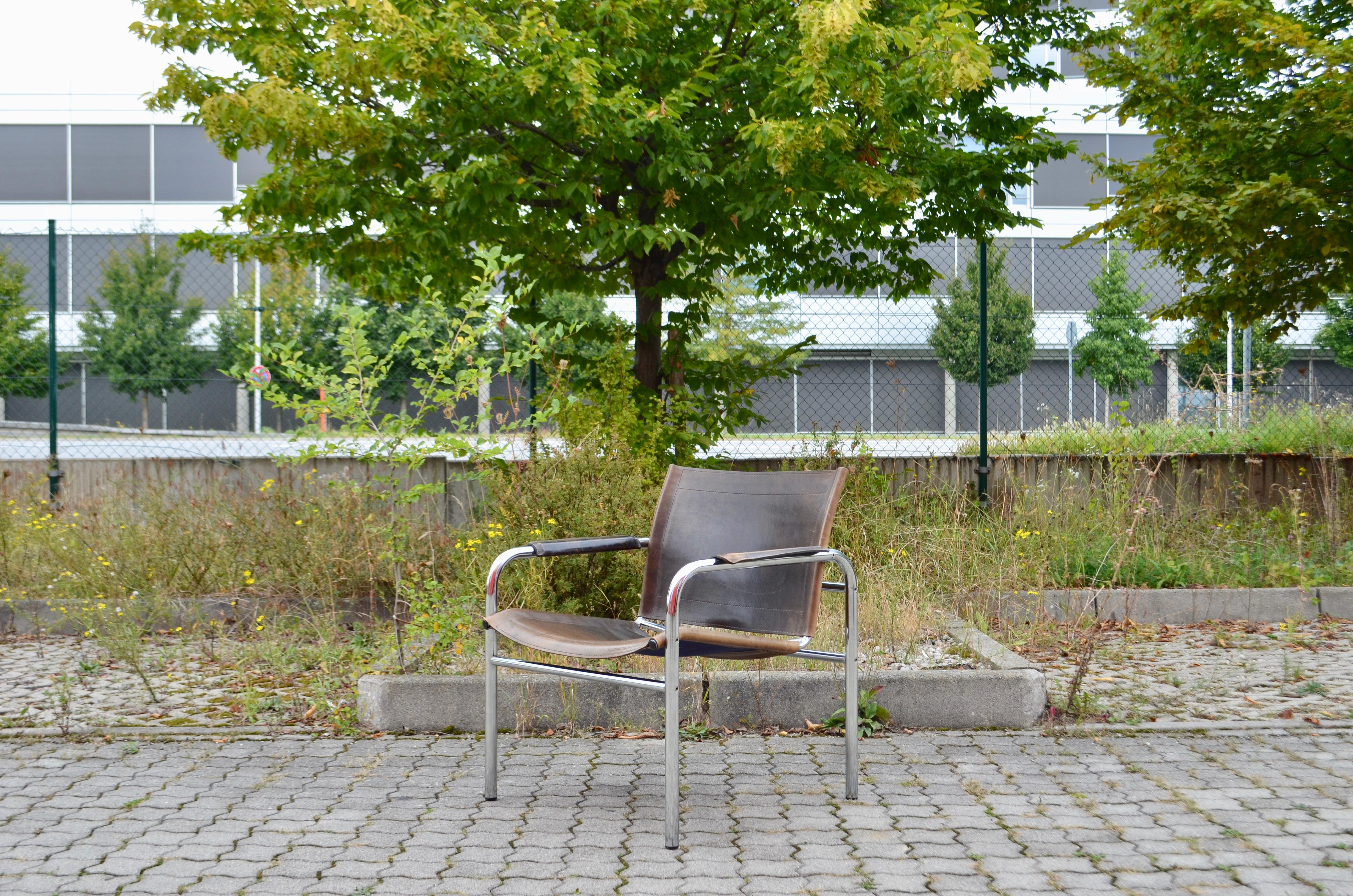 Mid-Century Modern Vintage Ikea 80ties Tord Bjorklund Modell Klinte Lounge Chair Armchairs Set of 2 en vente