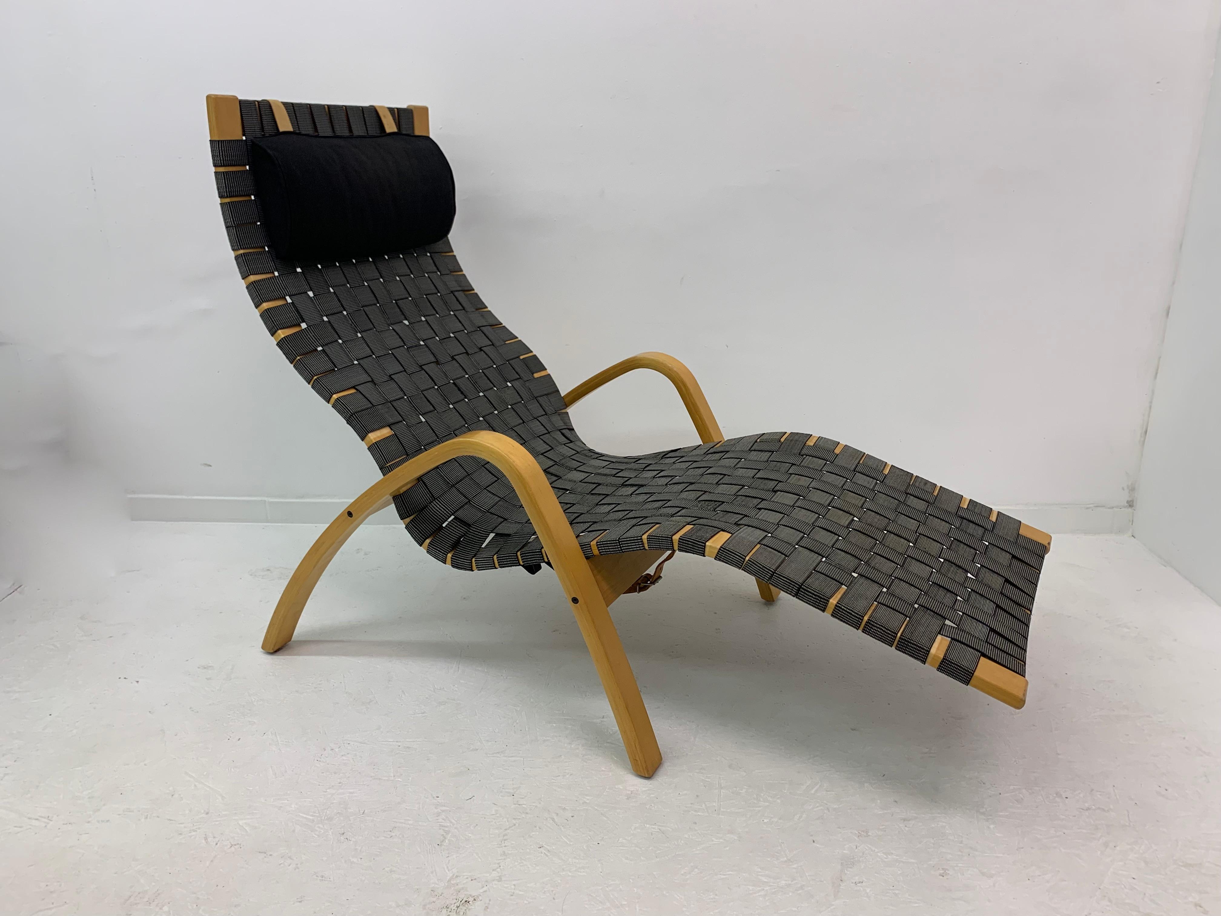 Vintage Ikea Chaise Lounge Chair by Kim Samson, 1990s For Sale 1