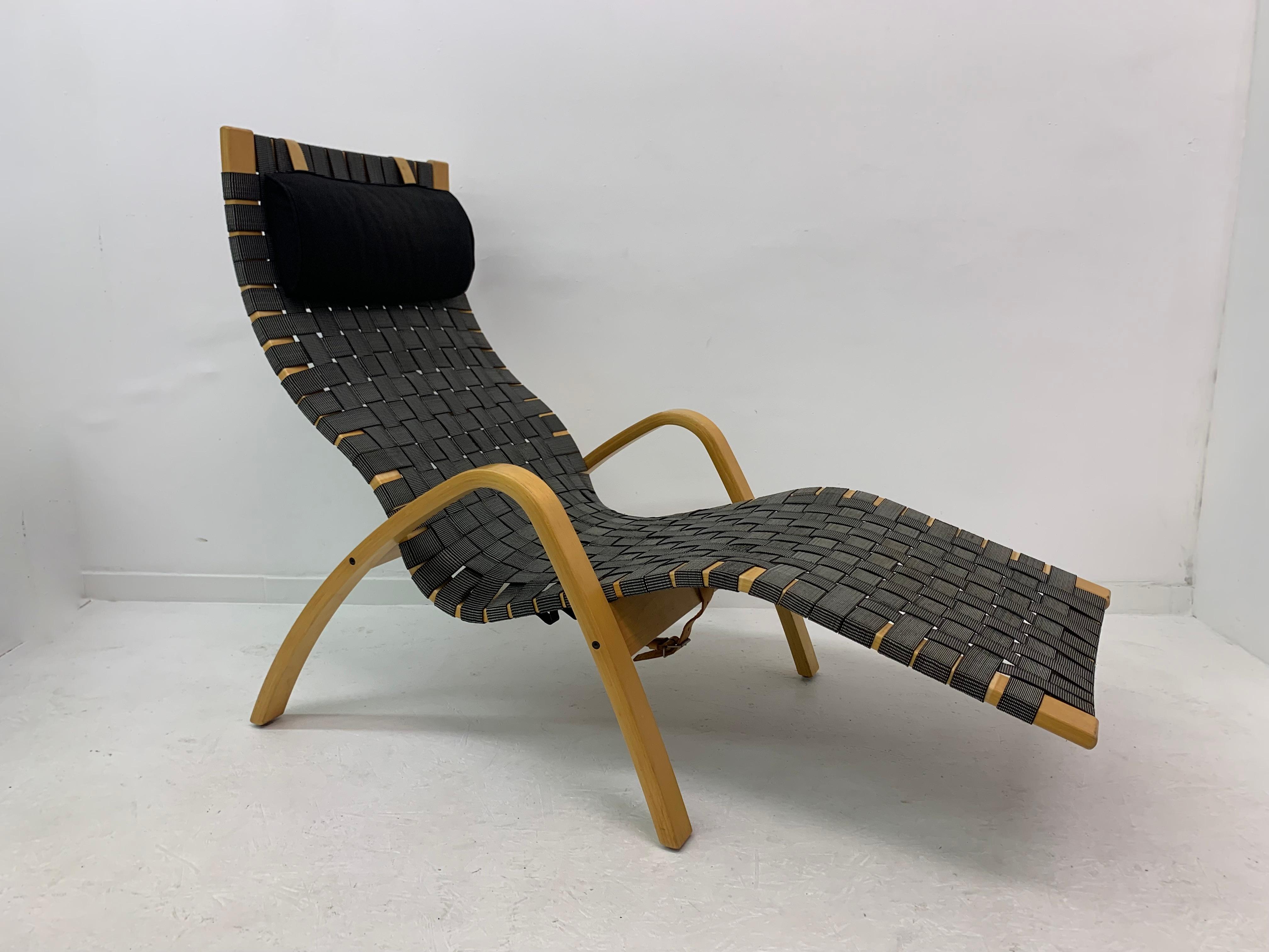 Vintage Ikea Chaise Lounge Chair by Kim Samson, 1990s For Sale 2