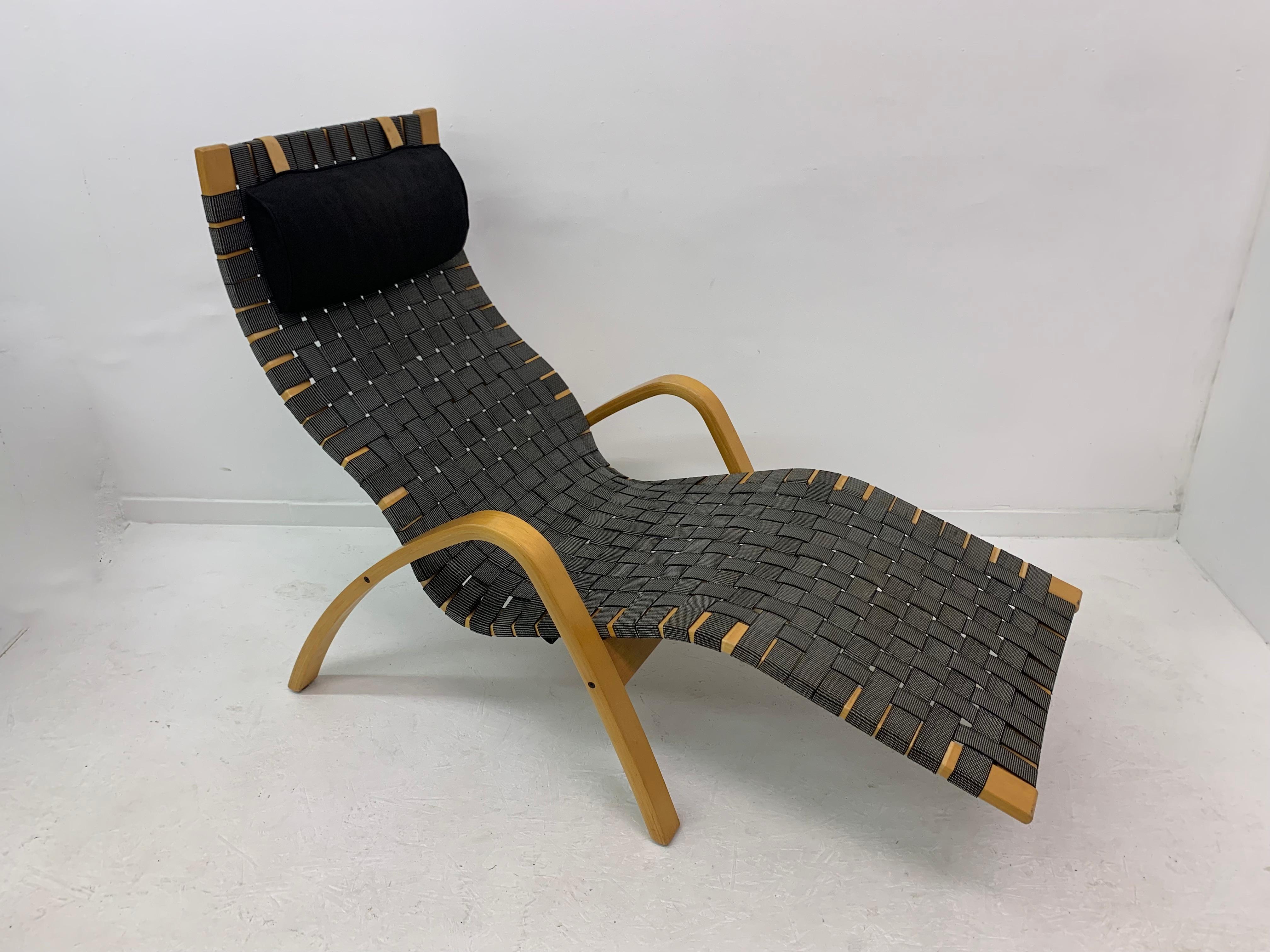 Vintage Ikea Chaise Lounge Chair by Kim Samson, 1990s For Sale 3