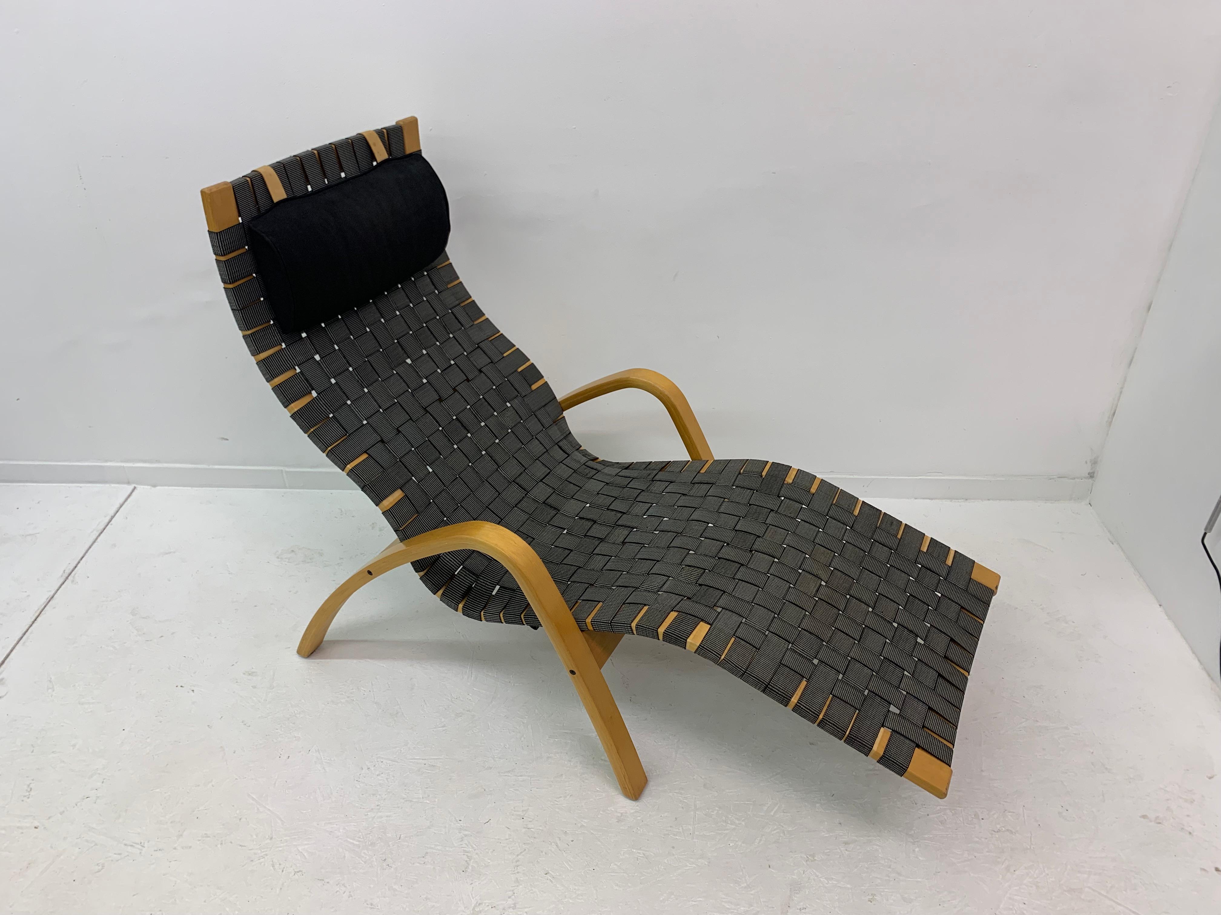 Vintage Ikea Chaise Lounge Chair by Kim Samson, 1990s For Sale 5