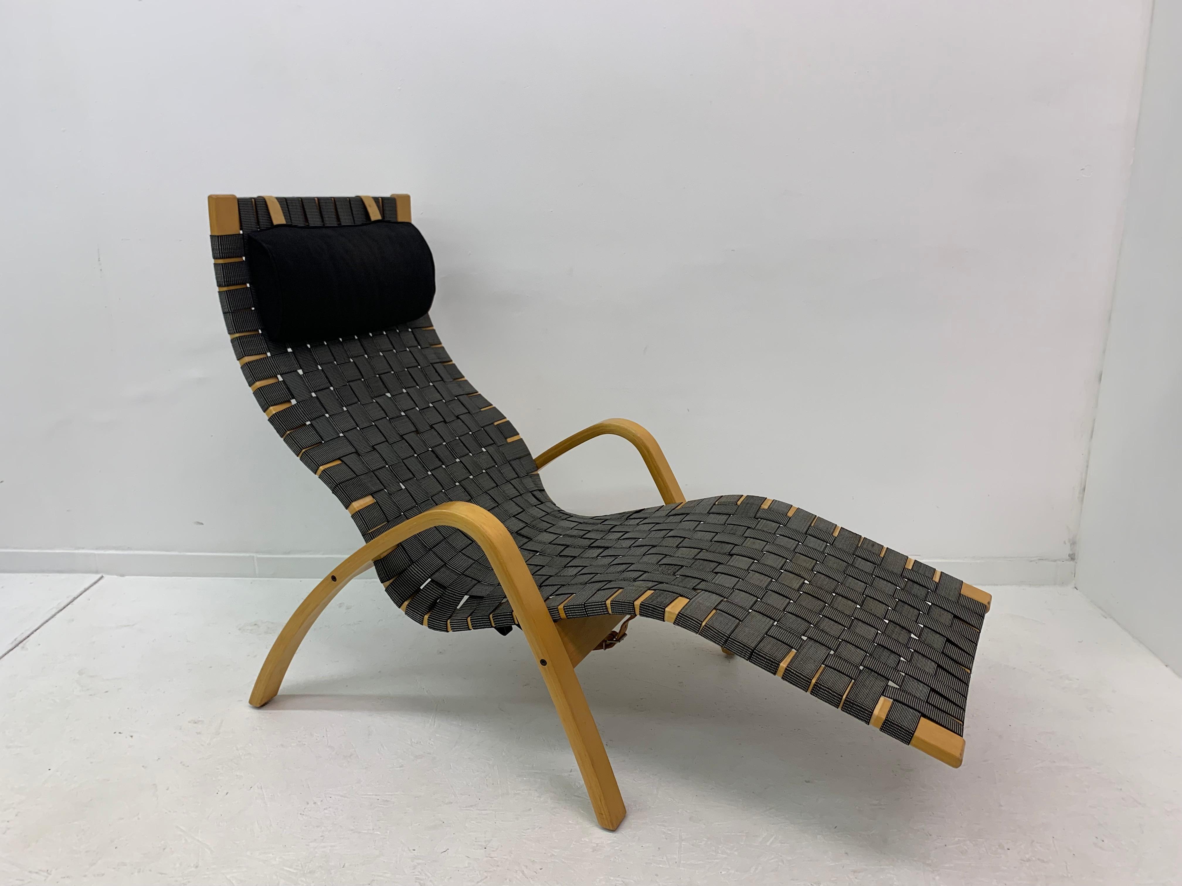 Vintage Ikea Chaise Lounge Chair by Kim Samson, 1990s For Sale 6