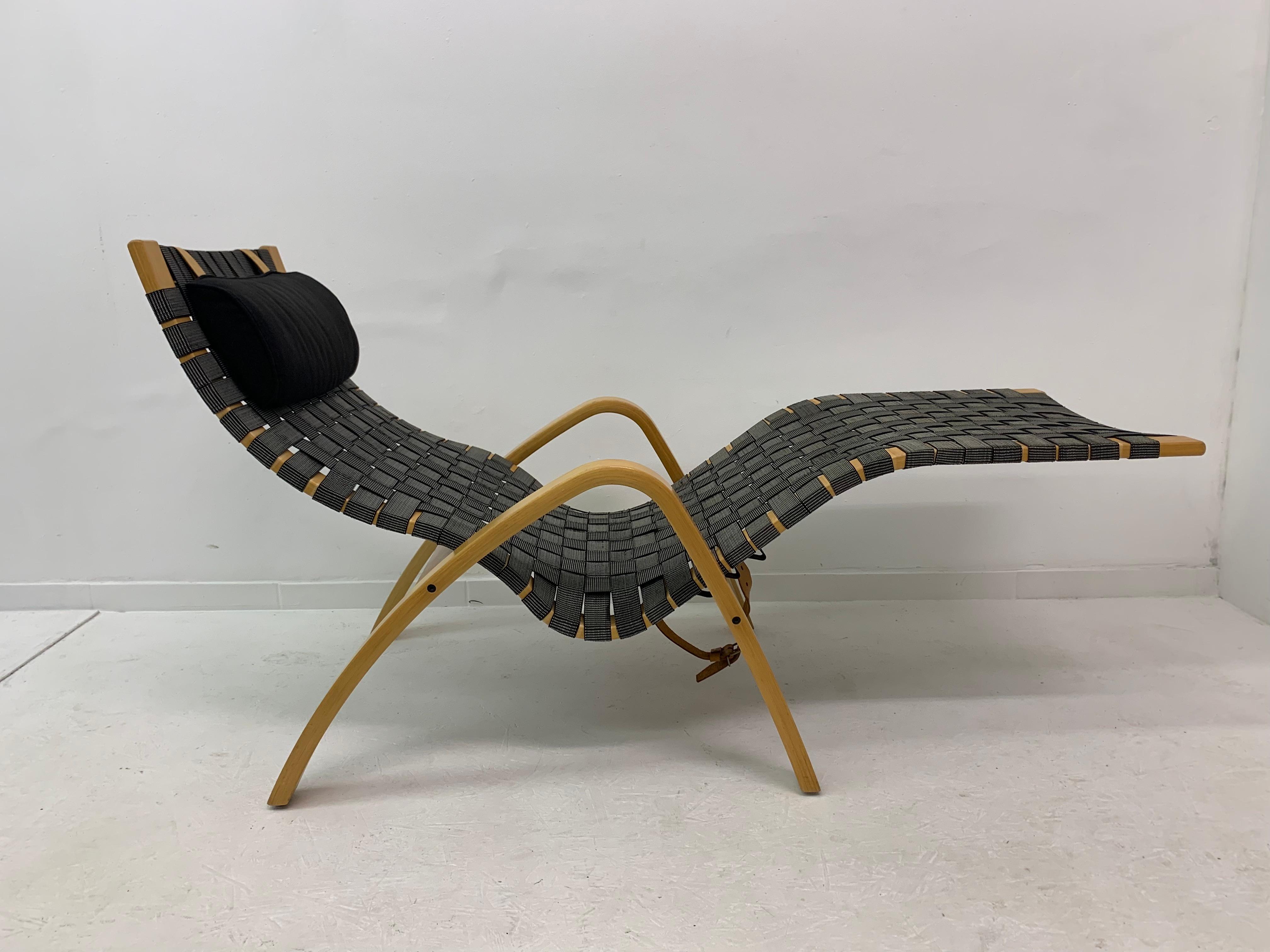 Vintage Ikea Chaise Lounge Chair by Kim Samson, 1990s For Sale 10