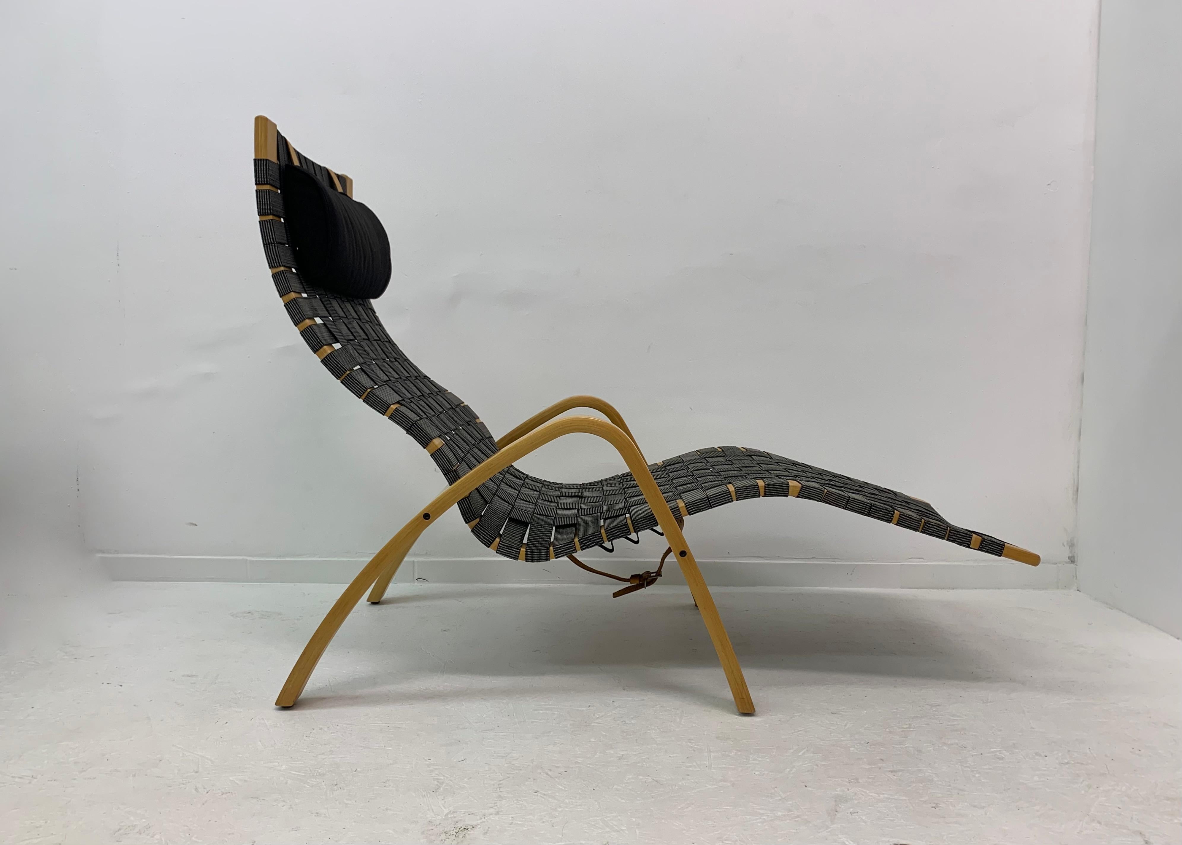 Swedish Vintage Ikea Chaise Lounge Chair by Kim Samson, 1990s For Sale