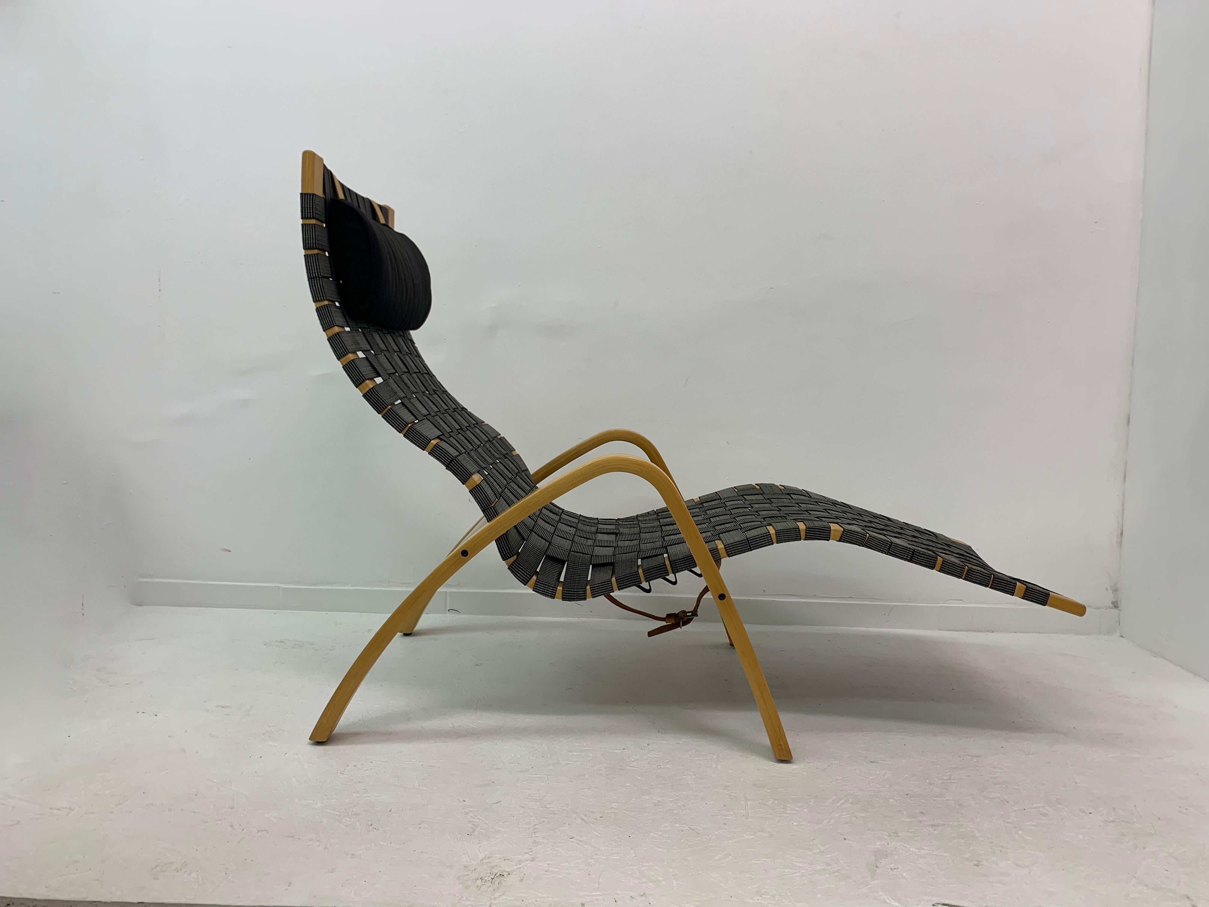 Late 20th Century Vintage Ikea Chaise Lounge Chair by Kim Samson, 1990s For Sale