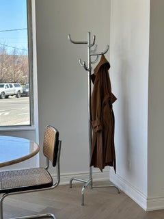 Vintage IKEA Chrome Coat Rack, 1986