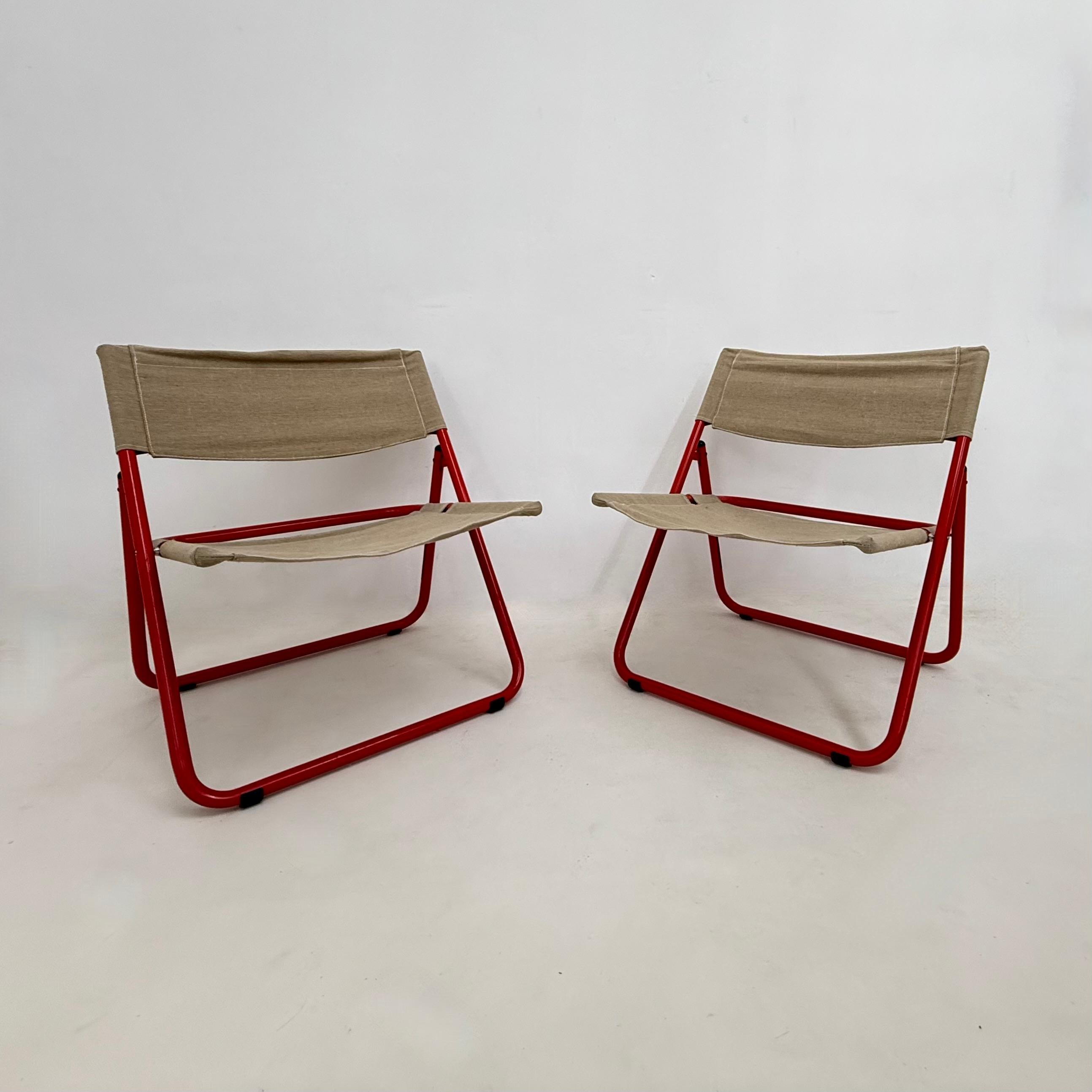Vintage ikea Cox by Niels Gammelgaard folding chairs , 1978 For Sale 8