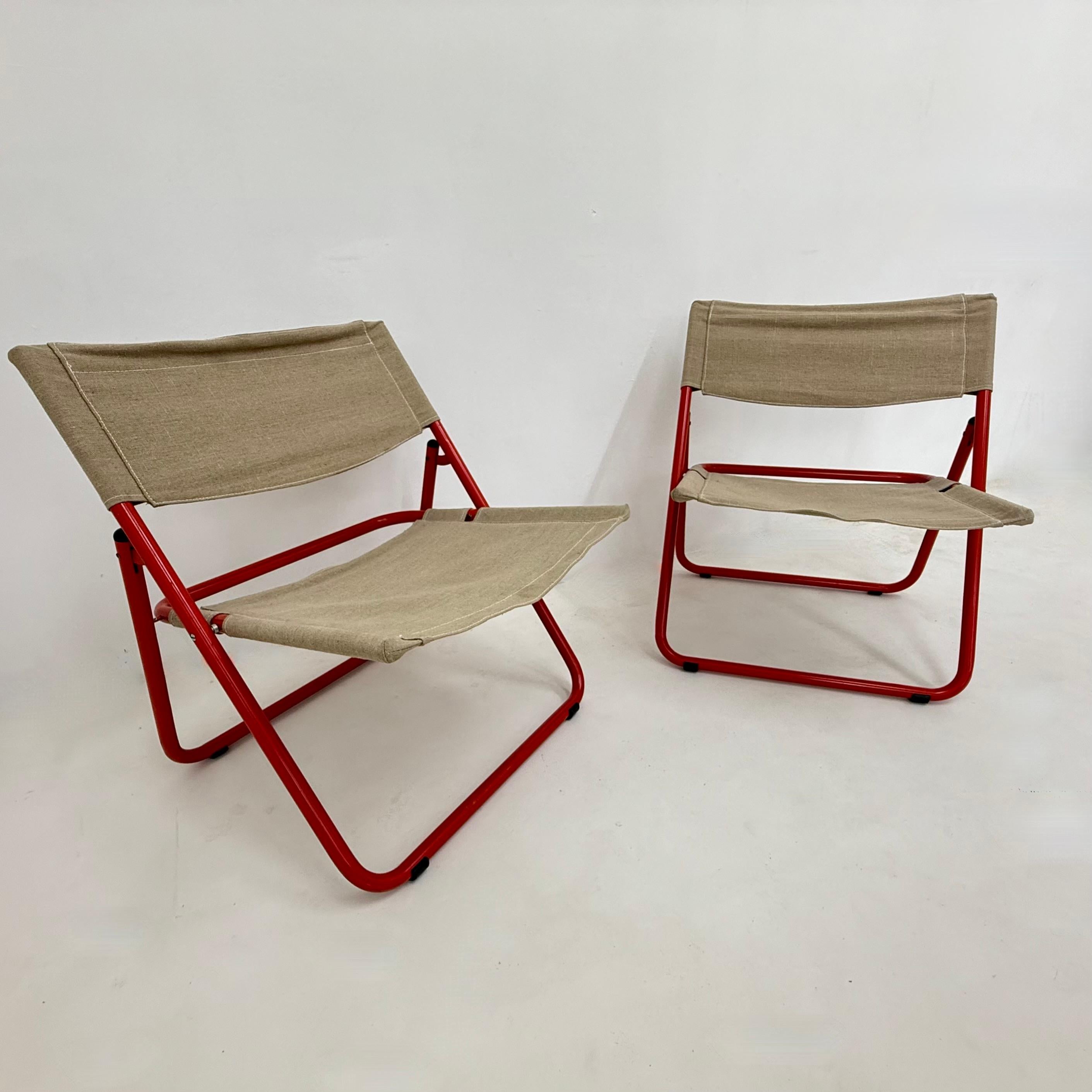 Mid-Century Modern Vintage ikea Cox by Niels Gammelgaard folding chairs , 1978 For Sale