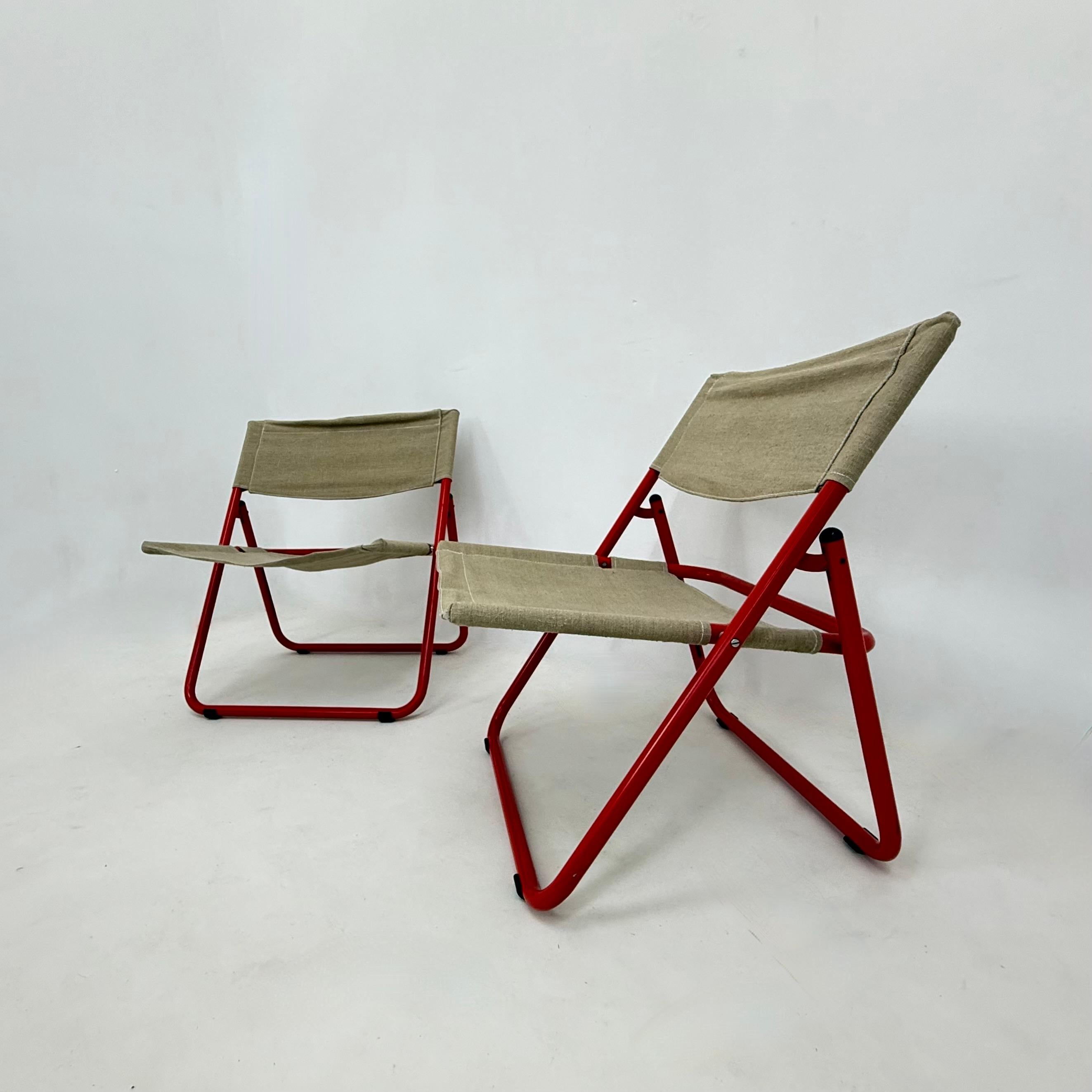 Swedish Vintage ikea Cox by Niels Gammelgaard folding chairs , 1978 For Sale