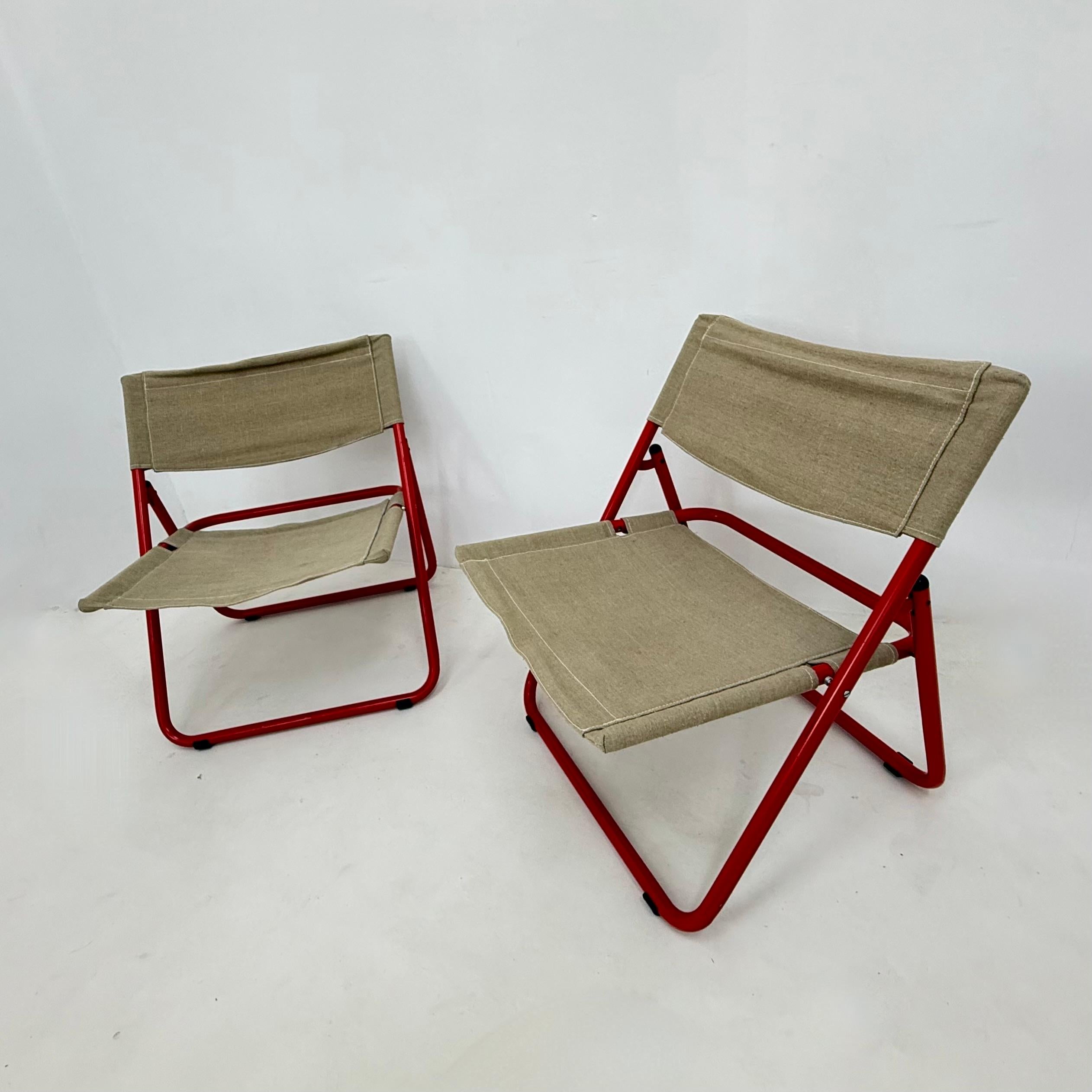 Vintage ikea Cox by Niels Gammelgaard folding chairs , 1978 In Good Condition For Sale In Delft, NL