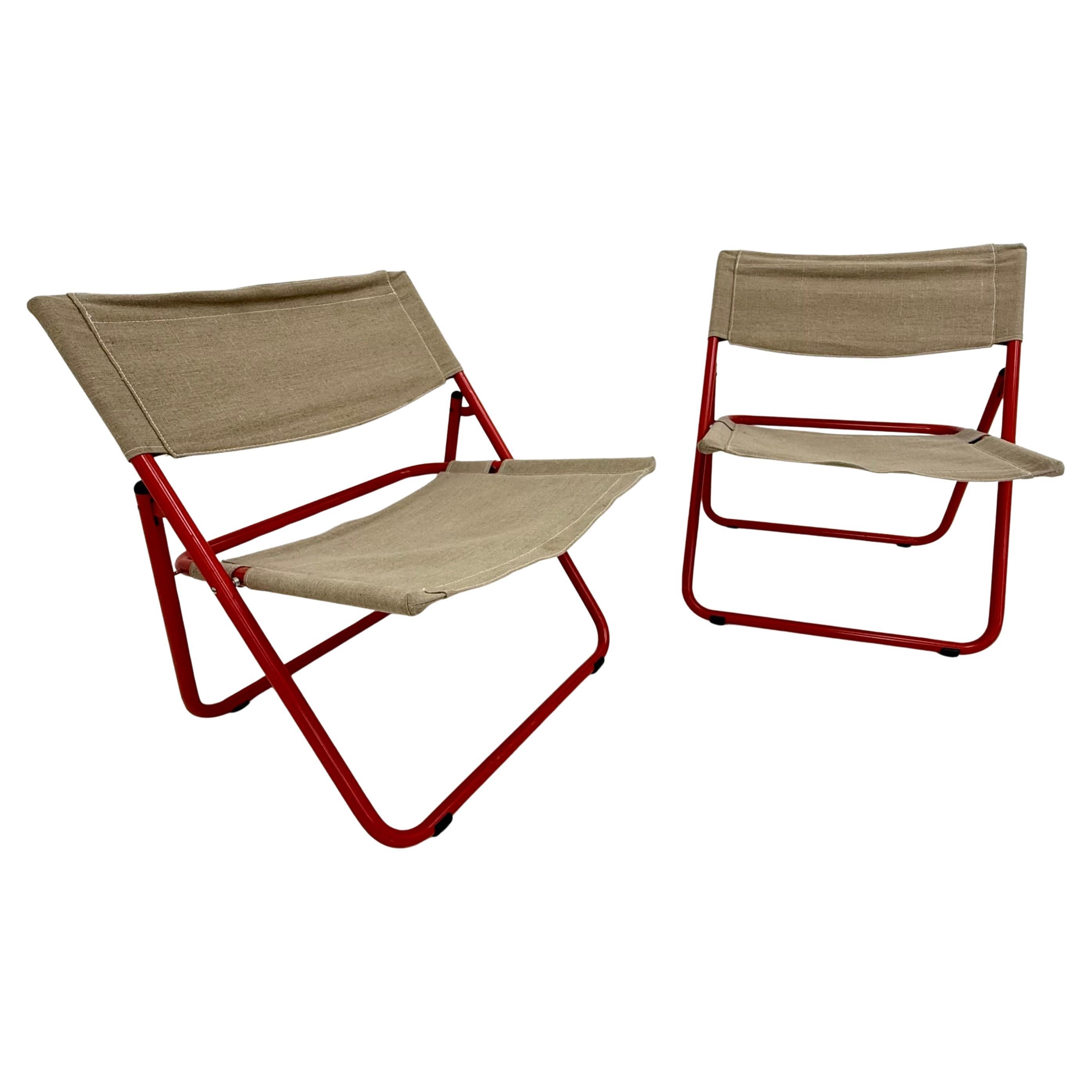 Vintage ikea Cox by Niels Gammelgaard folding chairs , 1978 For Sale