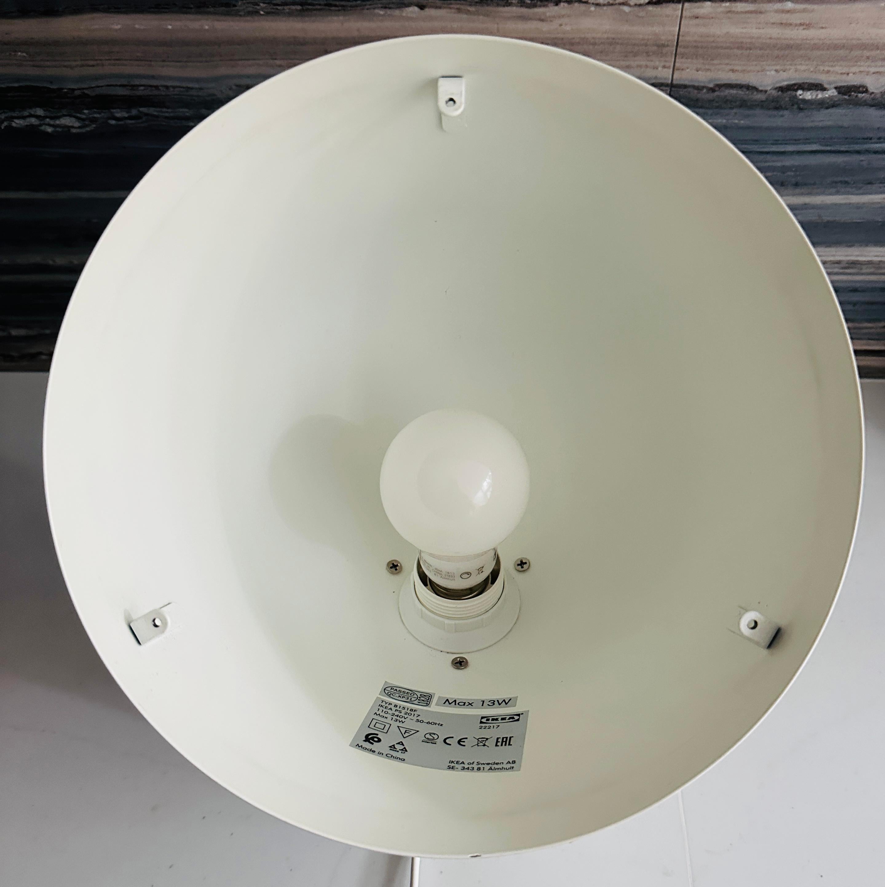 Lámpara de pared o sobremesa vintage Ikea Directional lacada en blanco, de Ola Wihlborg en venta 7