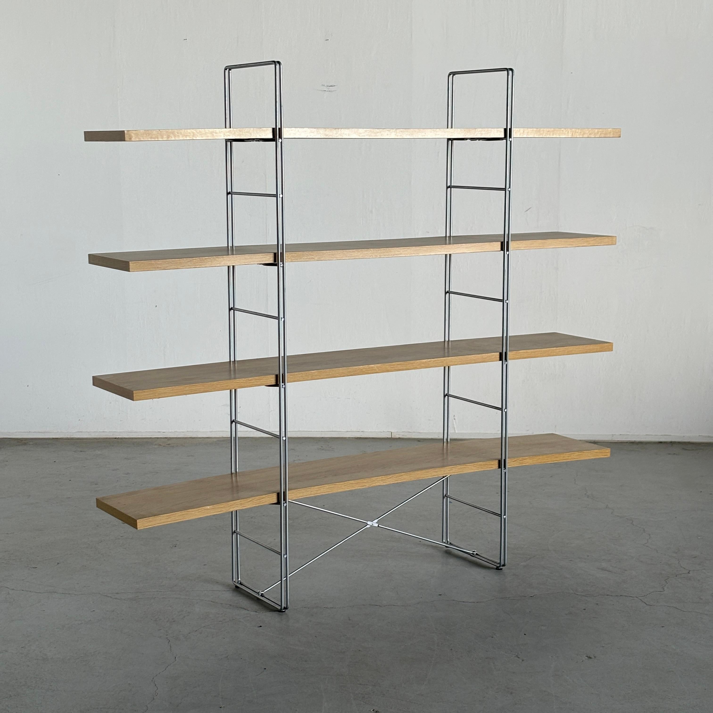 The famous Ikea shelf designed by Niels Gammelgaard in the 1980s, first introduced as the 'Moment' shelf, and later changing its name to 'Enetri' and 'Guide'.

One of the most searched for vintage Ikea designs, this particular piece was produced in