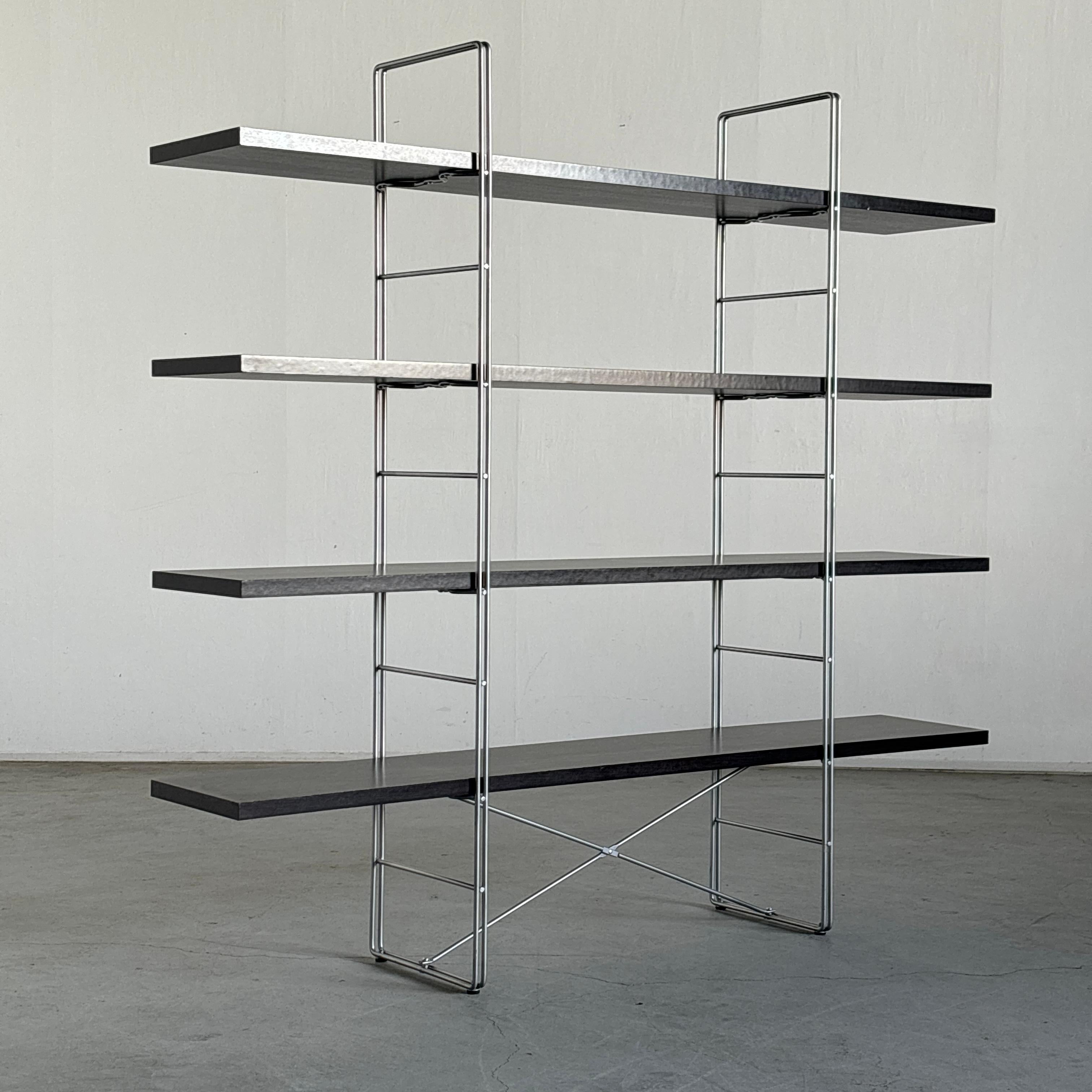 The famous Ikea shelf designed by Niels Gammelgaard in the 1980s, first introduced as the ‘Moment’ shelf, and later changing its name to ‘Enetri’ and ‘Guide’.

One of the most searched for vintage Ikea designs, this particular piece was produced in