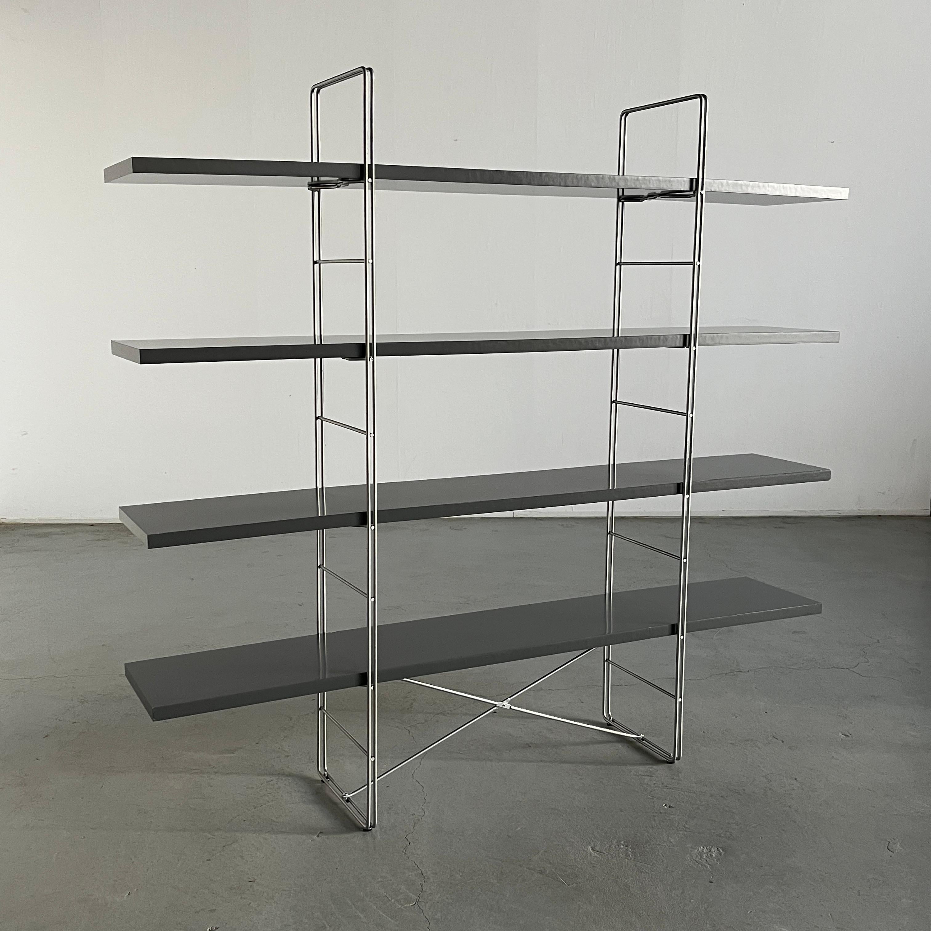 Mid-Century Modern Vintage Ikea 'Enetri' Shelf by Niels Gammelgaard for Ikea, 1980s String Shelving