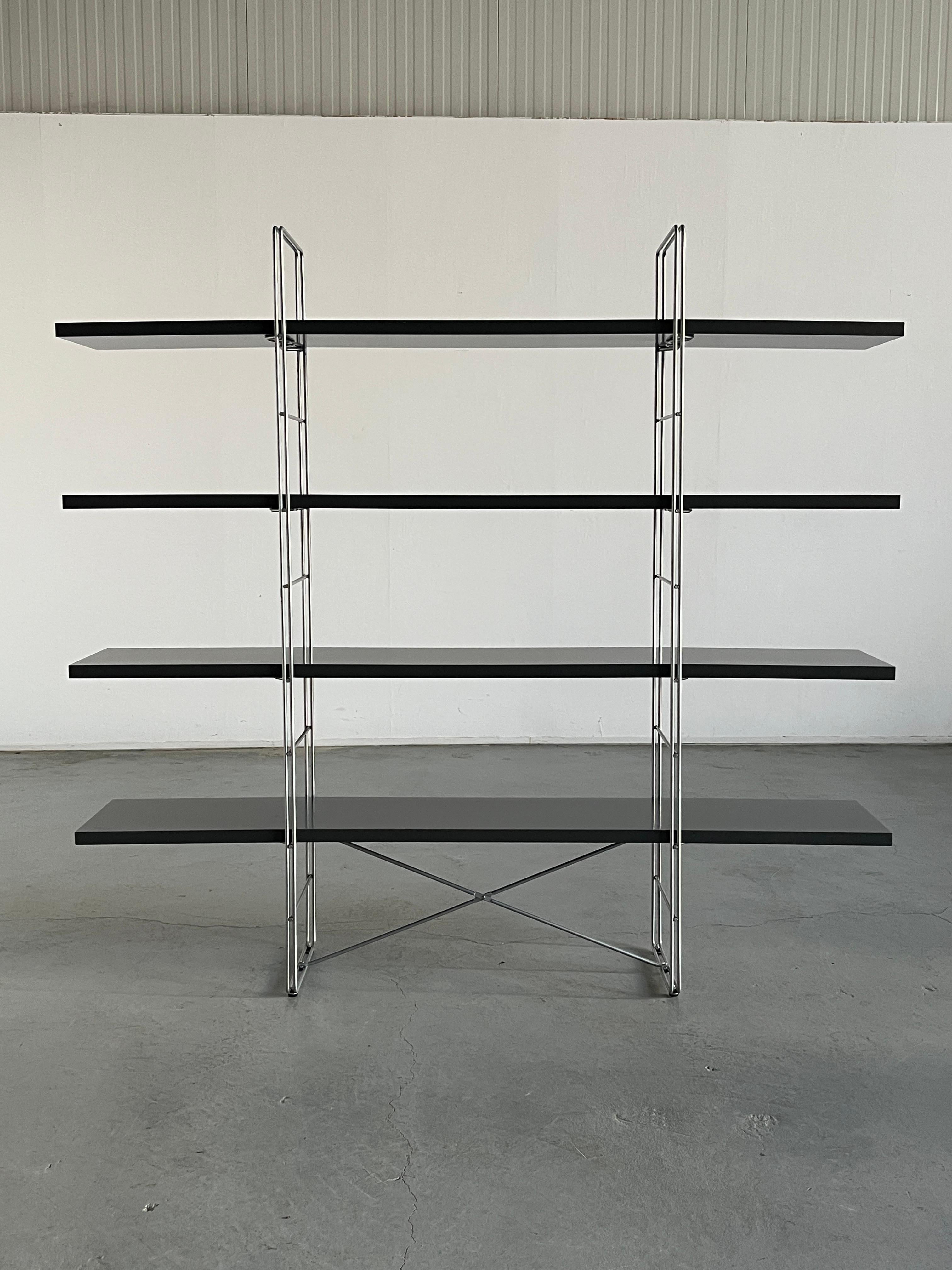 Swedish Vintage Ikea 'Enetri' Shelf by Niels Gammelgaard for Ikea, 1980s String Shelving