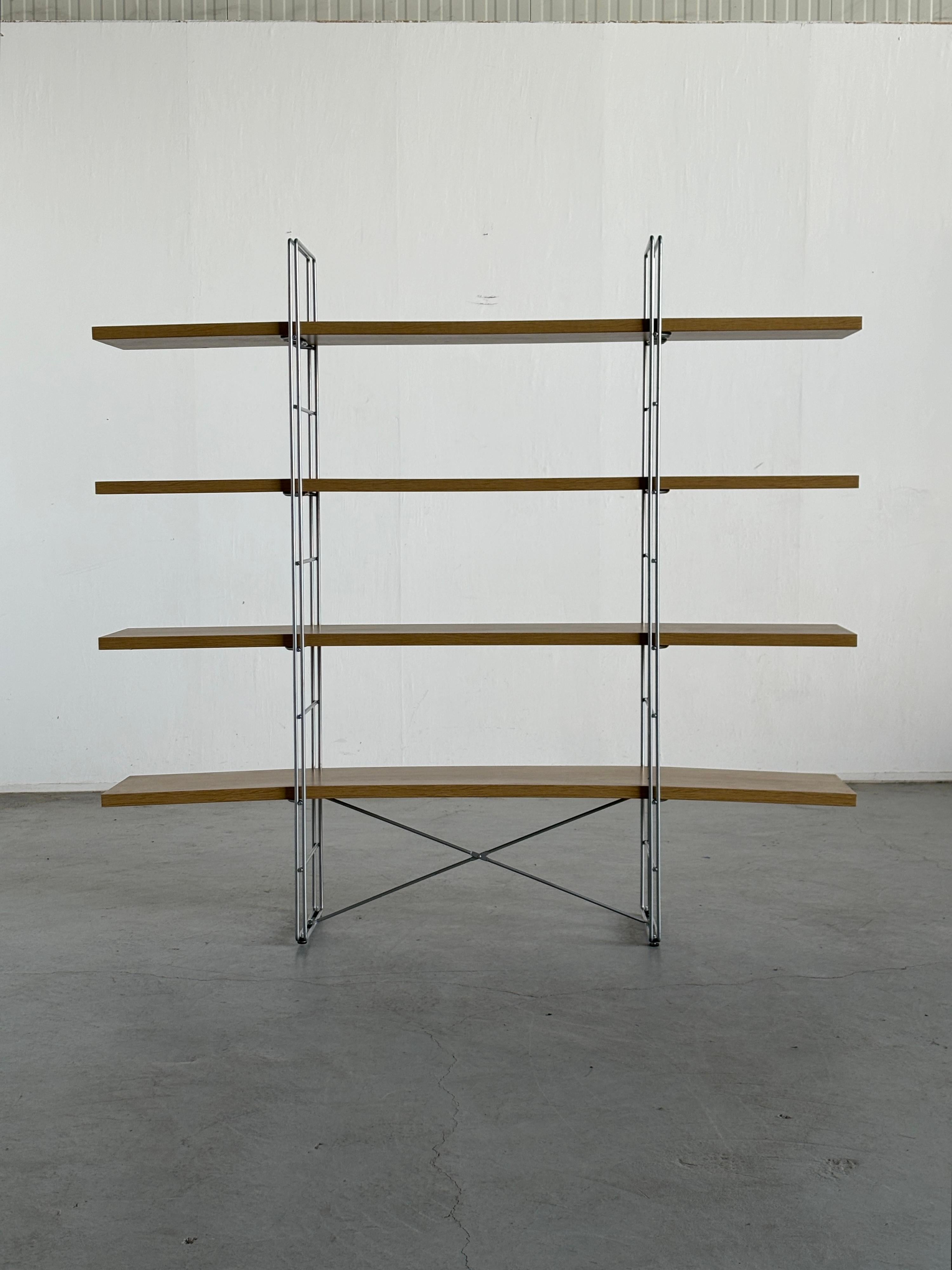 European Vintage Ikea 'Enetri' Shelf by Niels Gammelgaard for Ikea, 1980s String Shelving