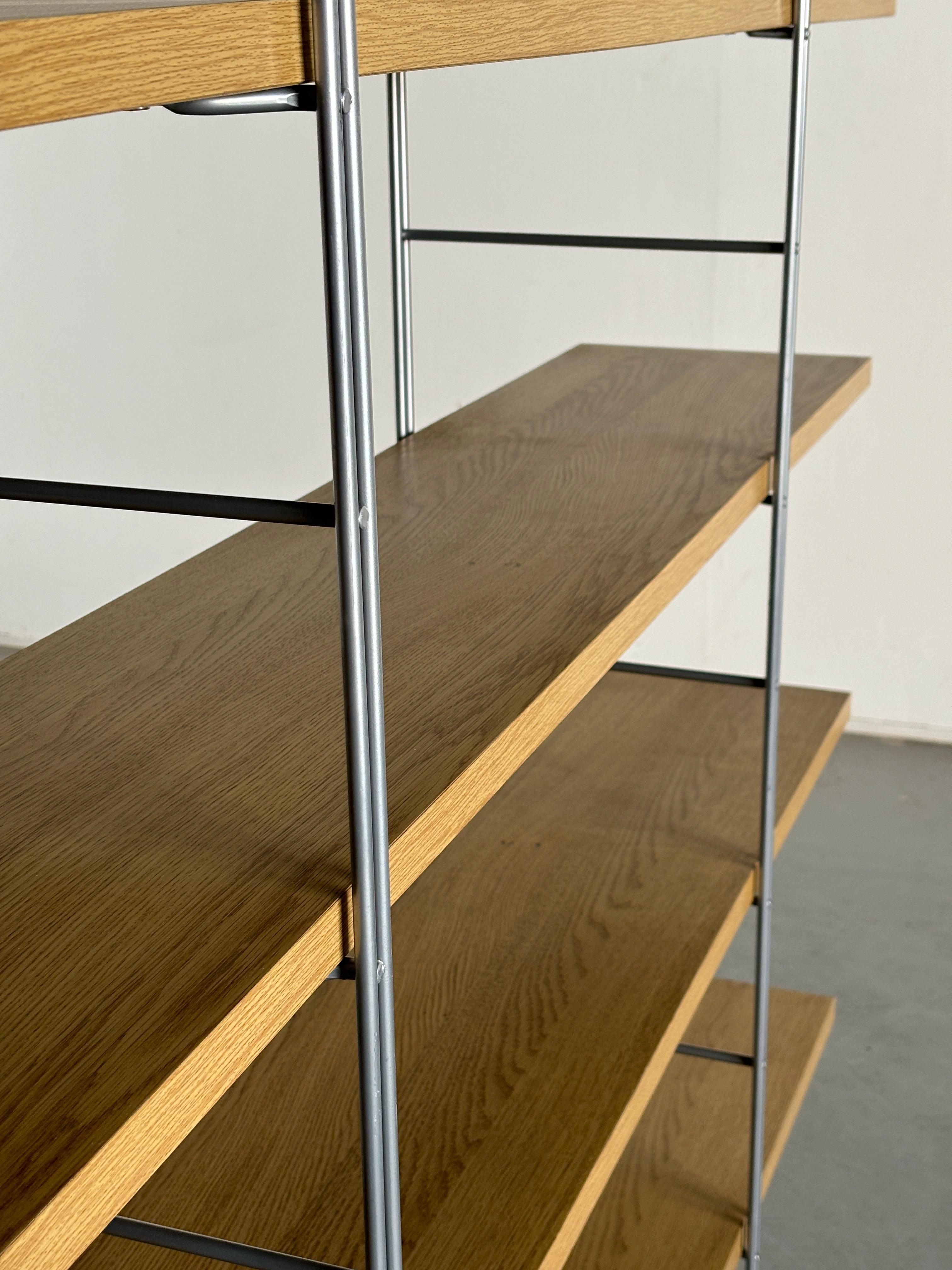 Late 20th Century Vintage Ikea 'Enetri' Shelf by Niels Gammelgaard for Ikea, 1980s String Shelving
