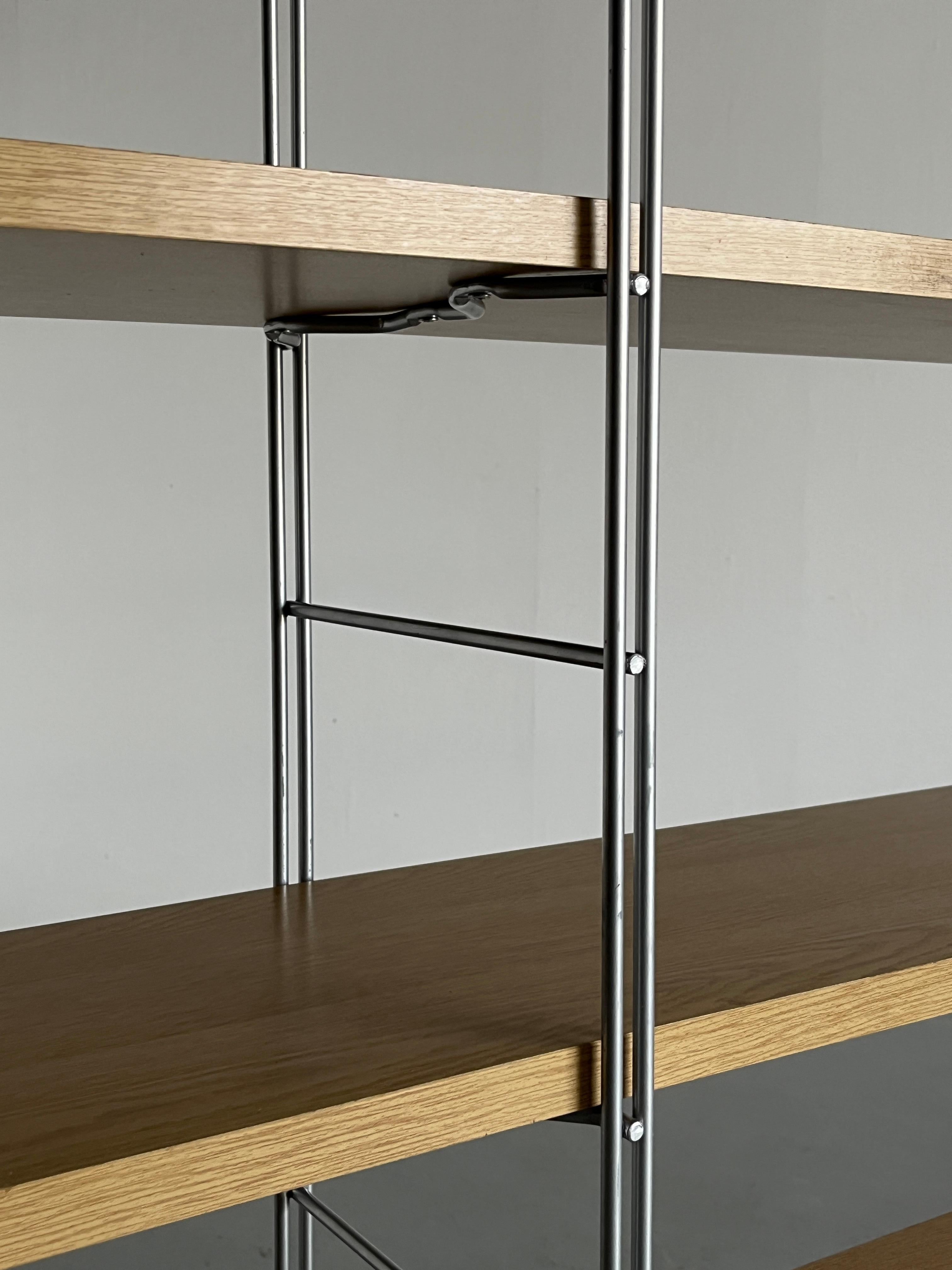 Vintage Ikea 'Enetri' Regal von Niels Gammelgaard für Ikea, 1980er Jahre String Regal (Metall)