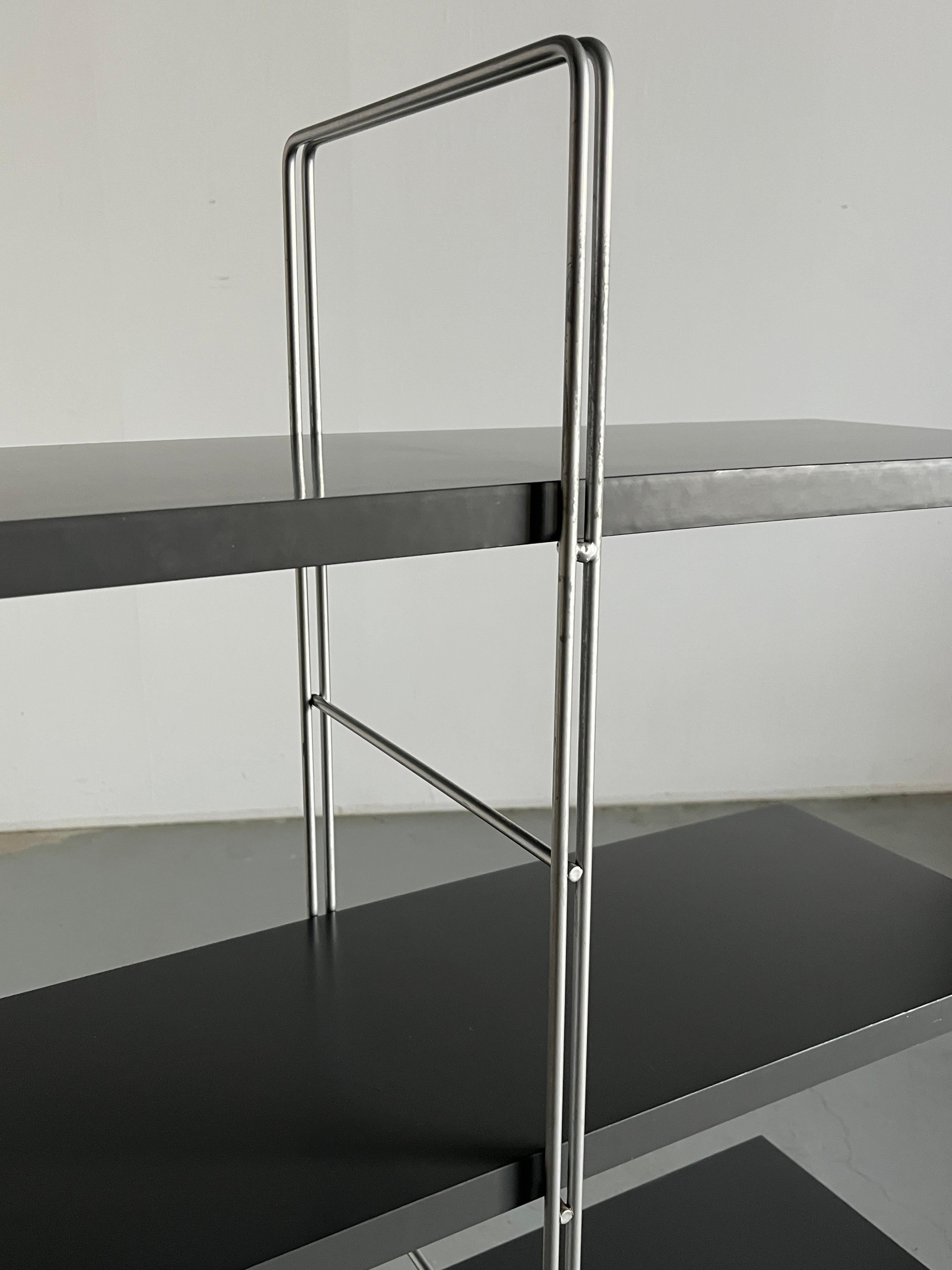 Metal Vintage Ikea 'Enetri' Shelf by Niels Gammelgaard for Ikea, 1980s String Shelving