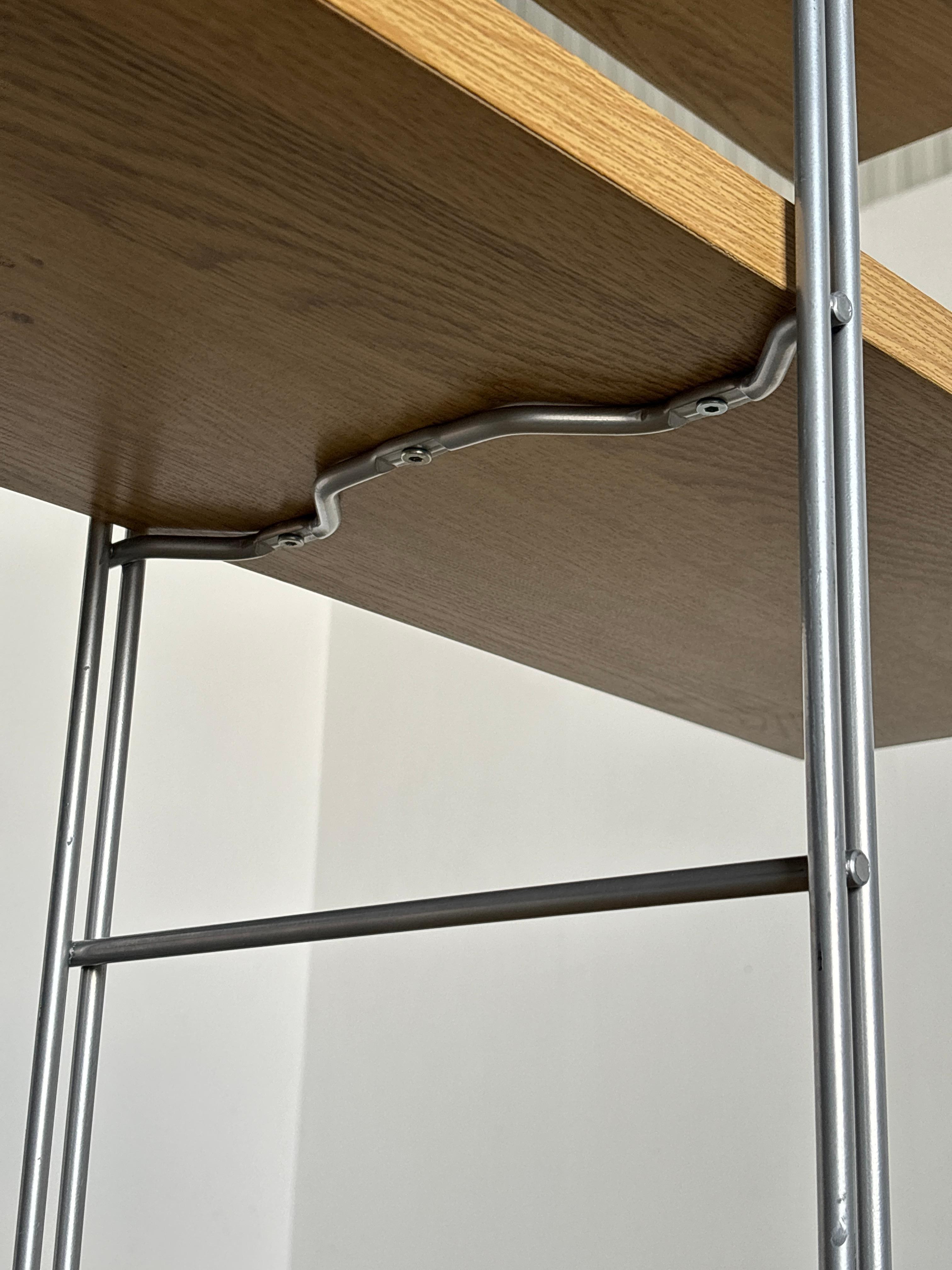 Metal Vintage Ikea 'Enetri' Shelf by Niels Gammelgaard for Ikea, 1980s String Shelving