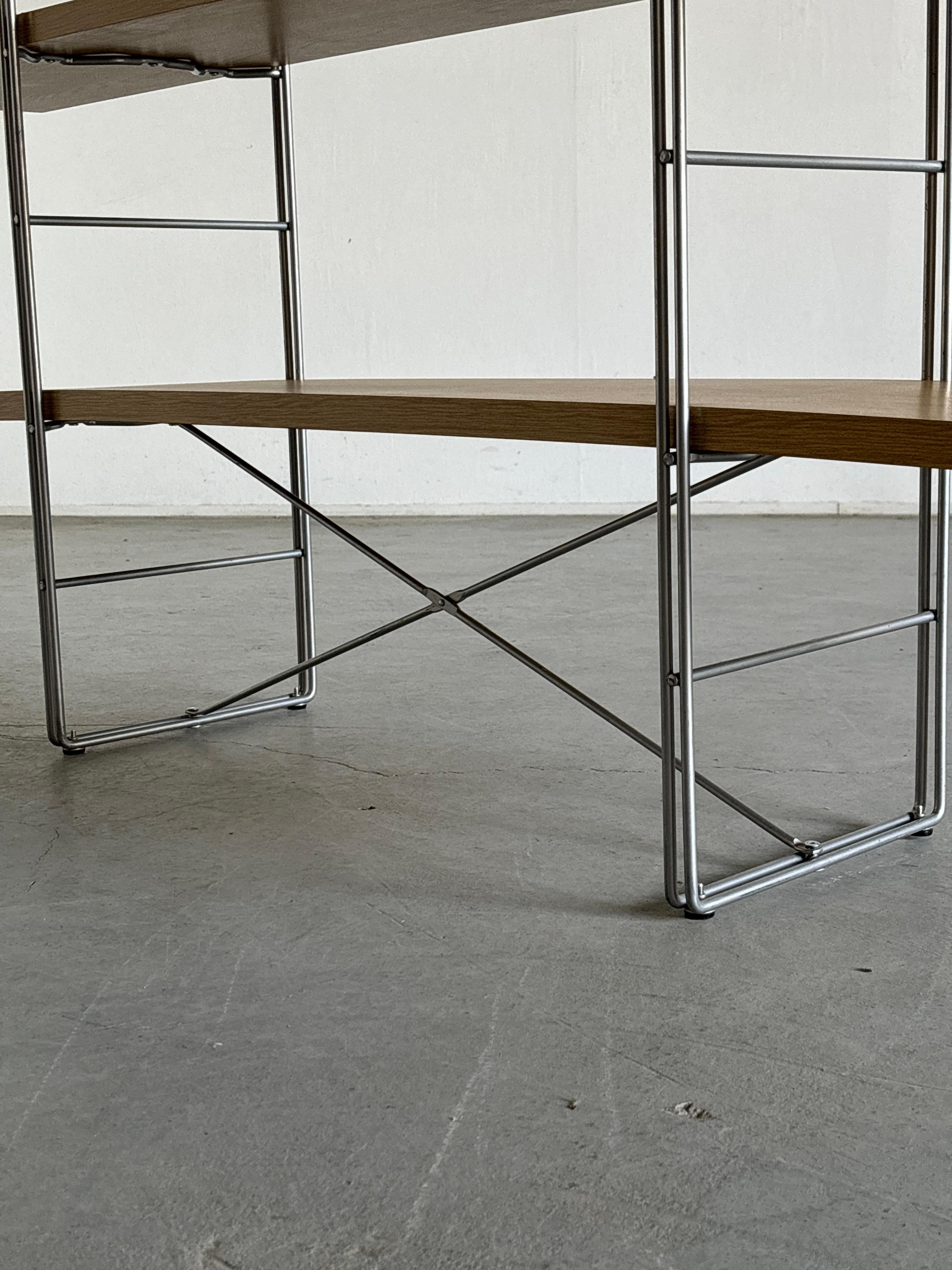 Vintage Ikea 'Enetri' Shelf by Niels Gammelgaard for Ikea, 1980s String Shelving 1