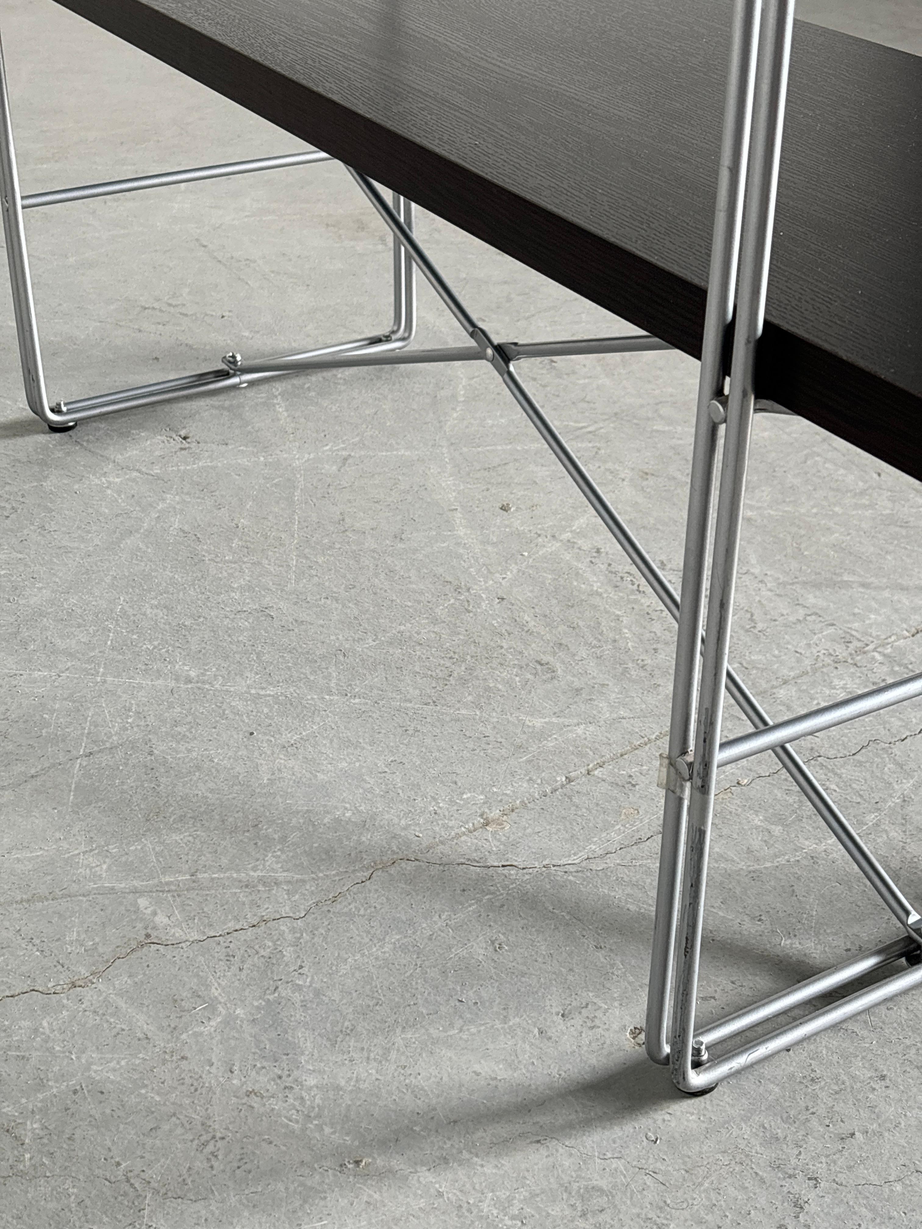 Vintage Ikea 'Enetri' Shelf by Niels Gammelgaard for Ikea, 1980s String Shelving For Sale 2