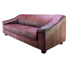 Vintage Ikea Halland leather sofa