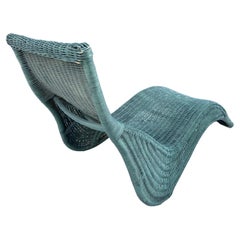 Vintage IKEA Karlskrona Wicker Chaise Longue by Carl Öjerstam, Sweden