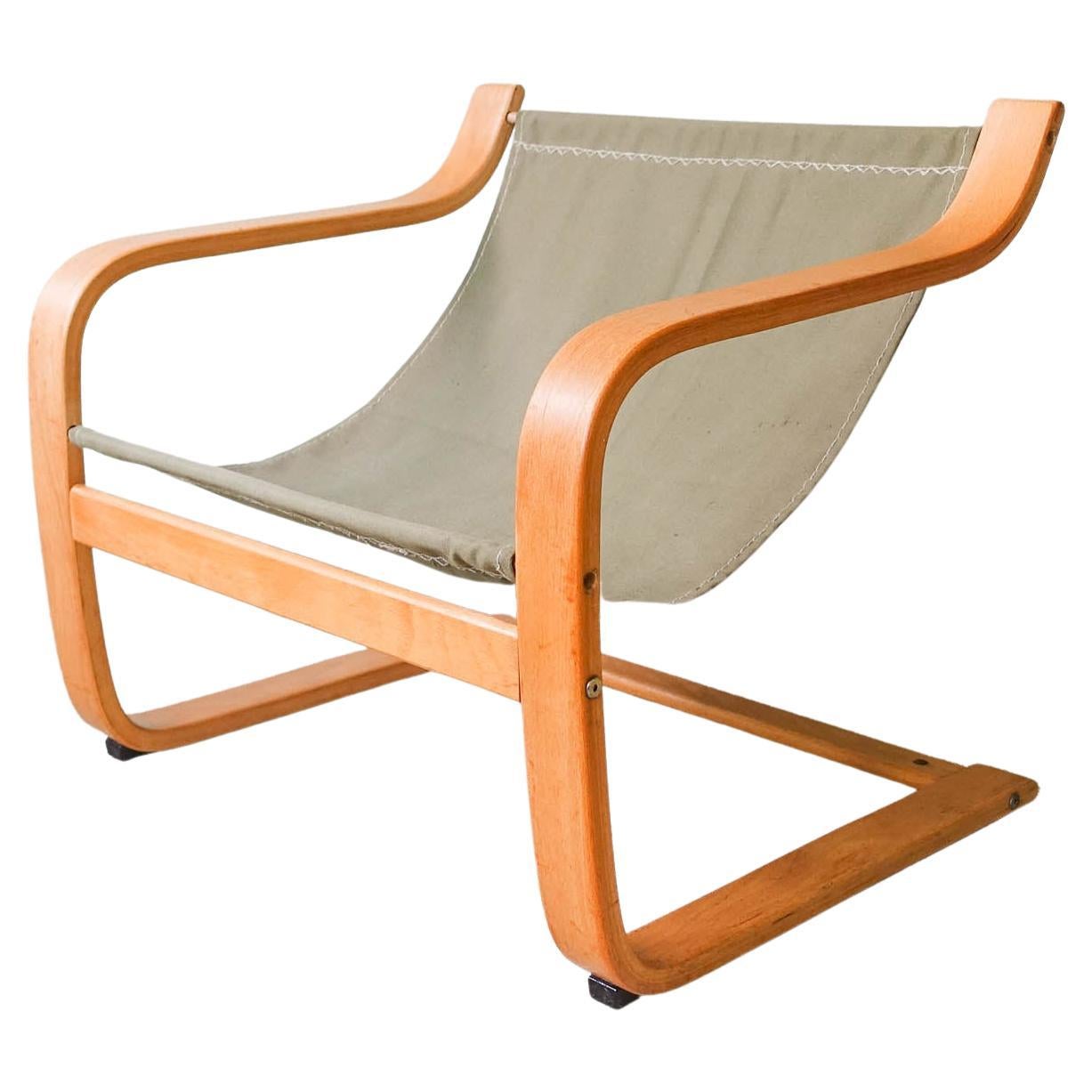 Vintage Ikea Lounge Chair, 1970's For Sale