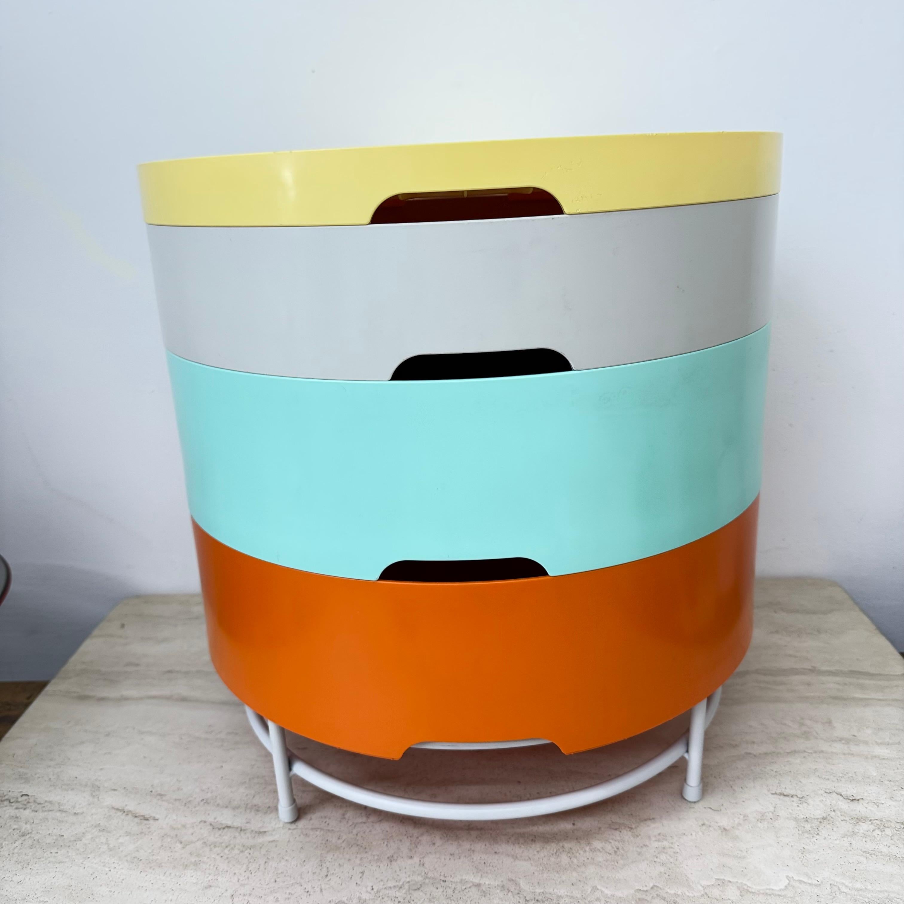 Vintage Ikea modulair side table by Richards Brill en A. Williams For Sale 4