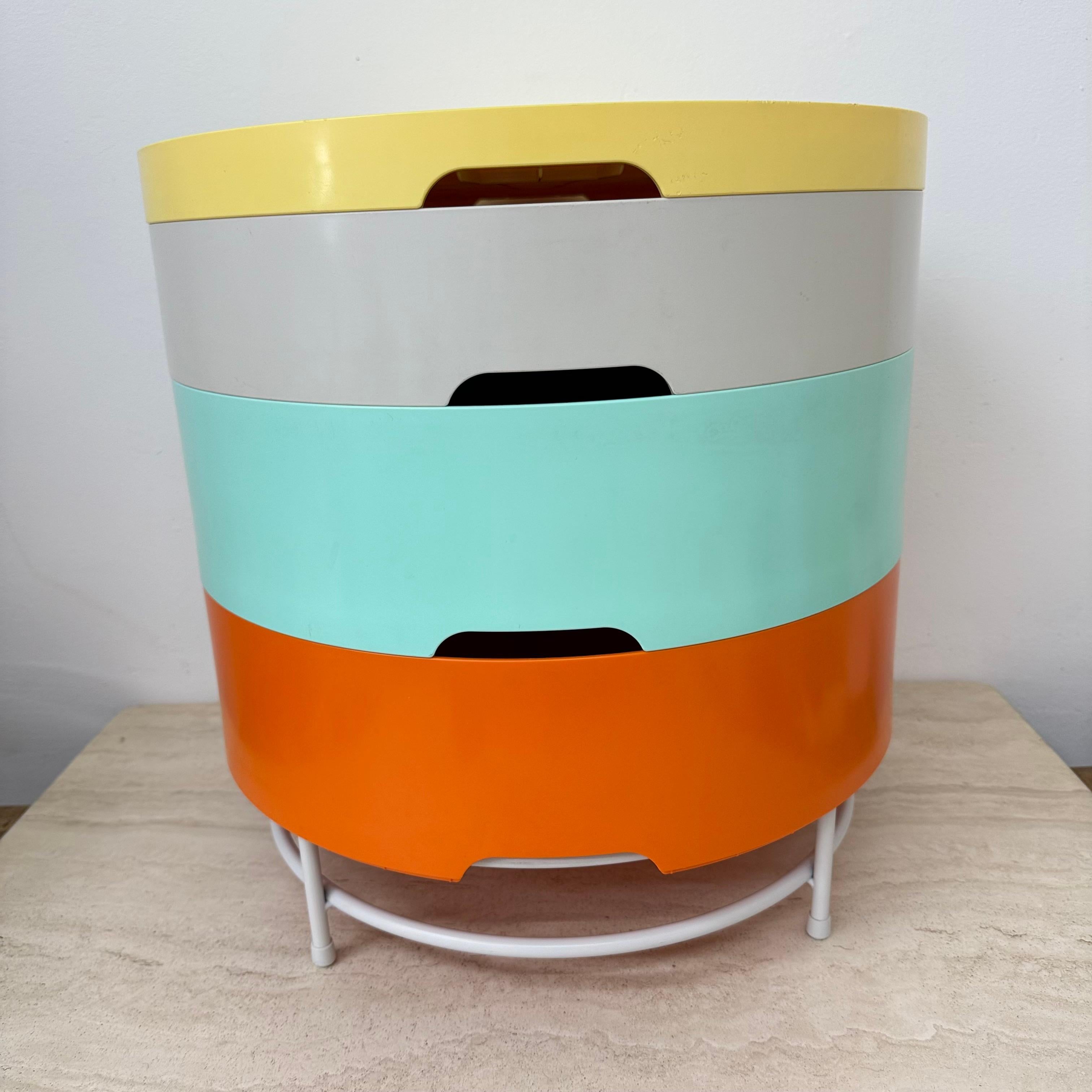 Vintage Ikea modulair side table by Richards Brill en A. Williams For Sale 5