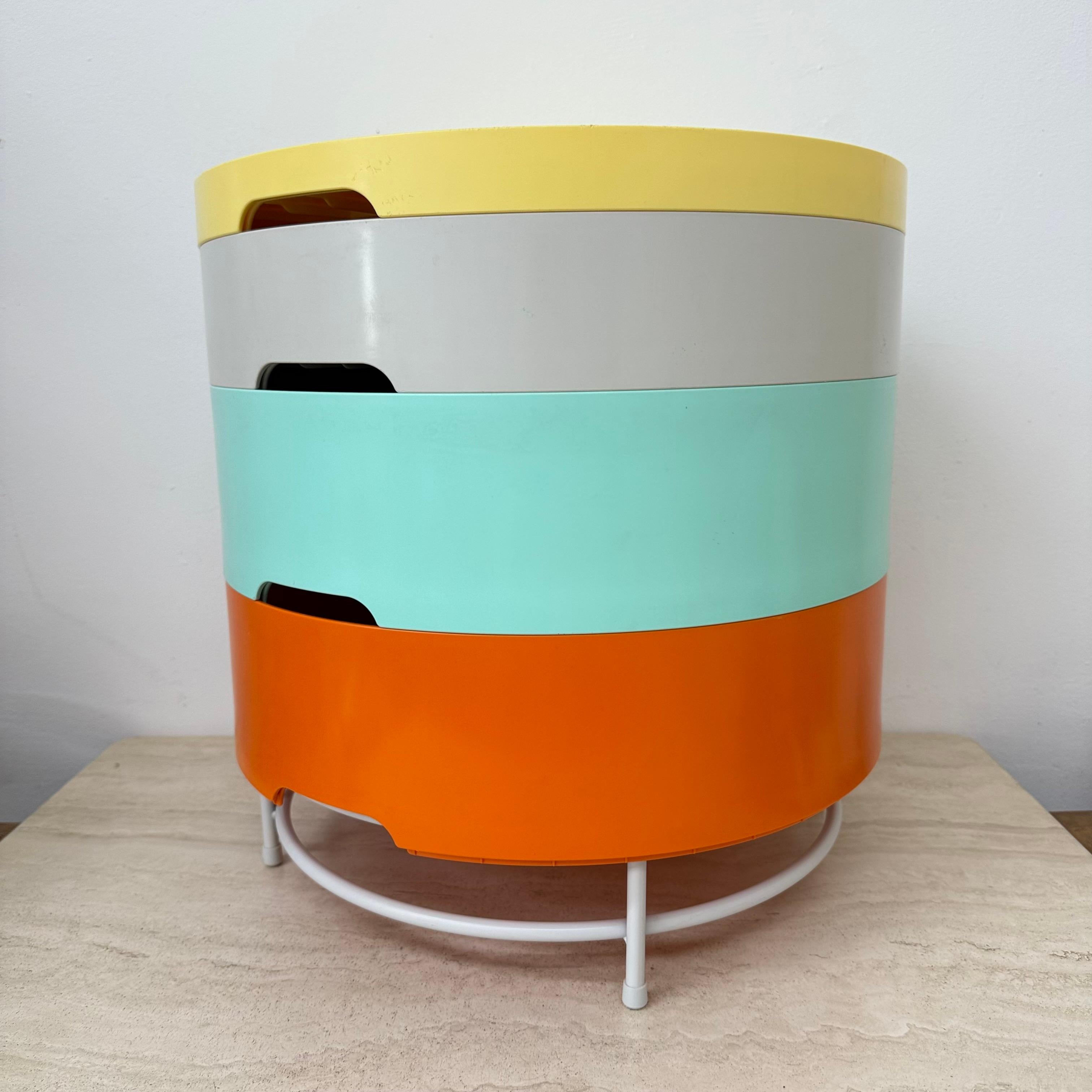 Vintage Ikea modulair side table by Richards Brill en A. Williams For Sale 9