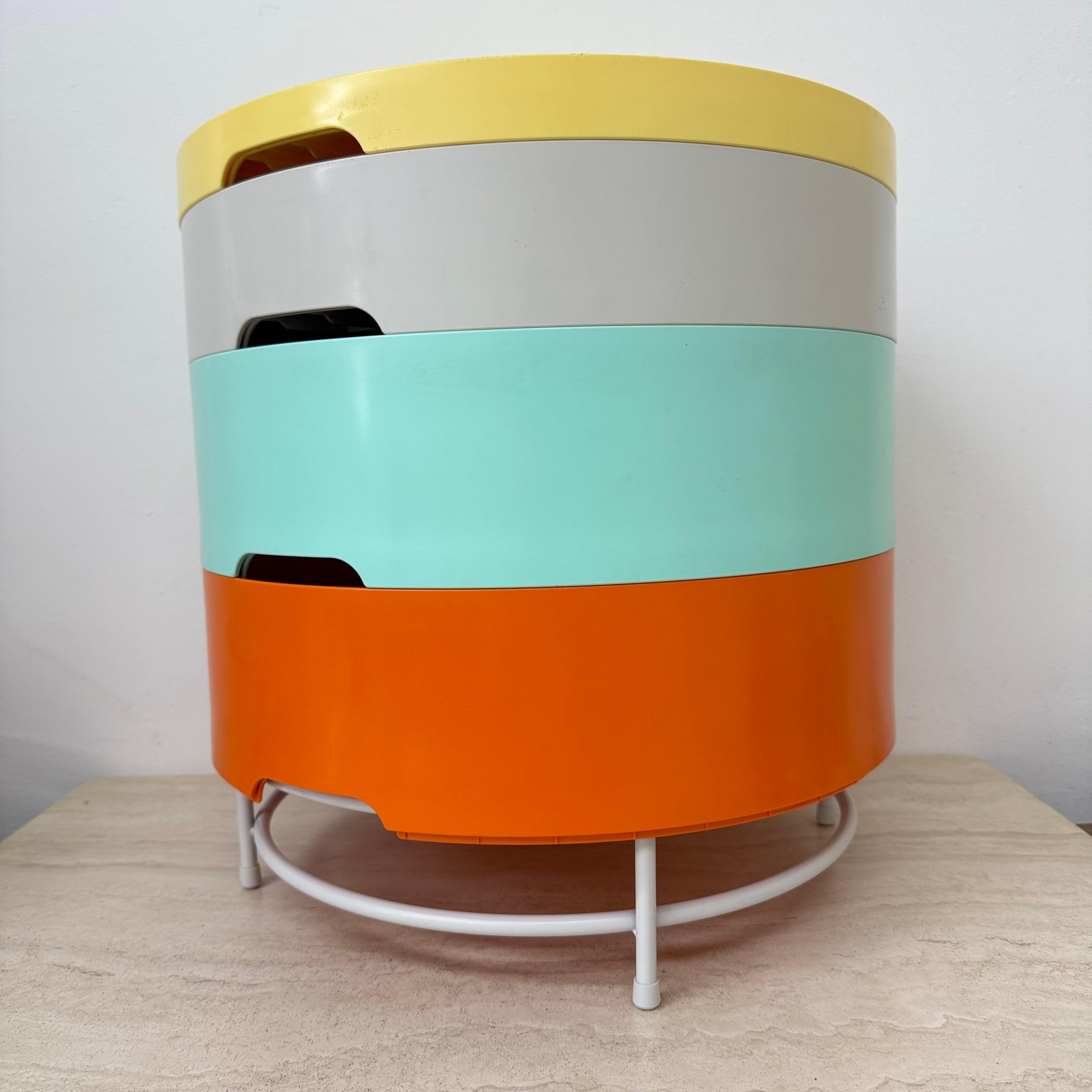 Vintage Ikea modulair side table by Richards Brill en A. Williams For Sale 12