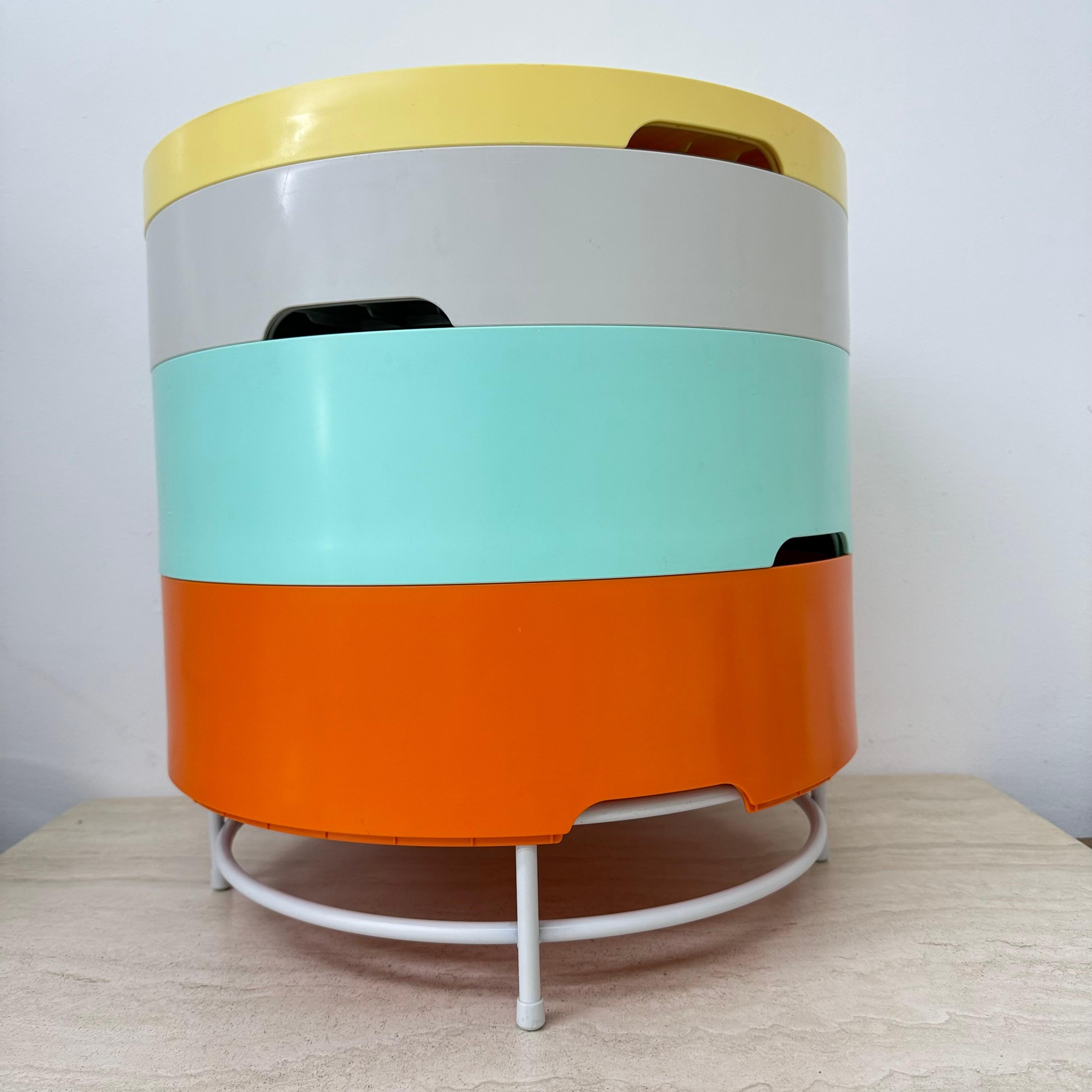 Vintage Ikea modulair side table by Richards Brill en A. Williams For Sale 1