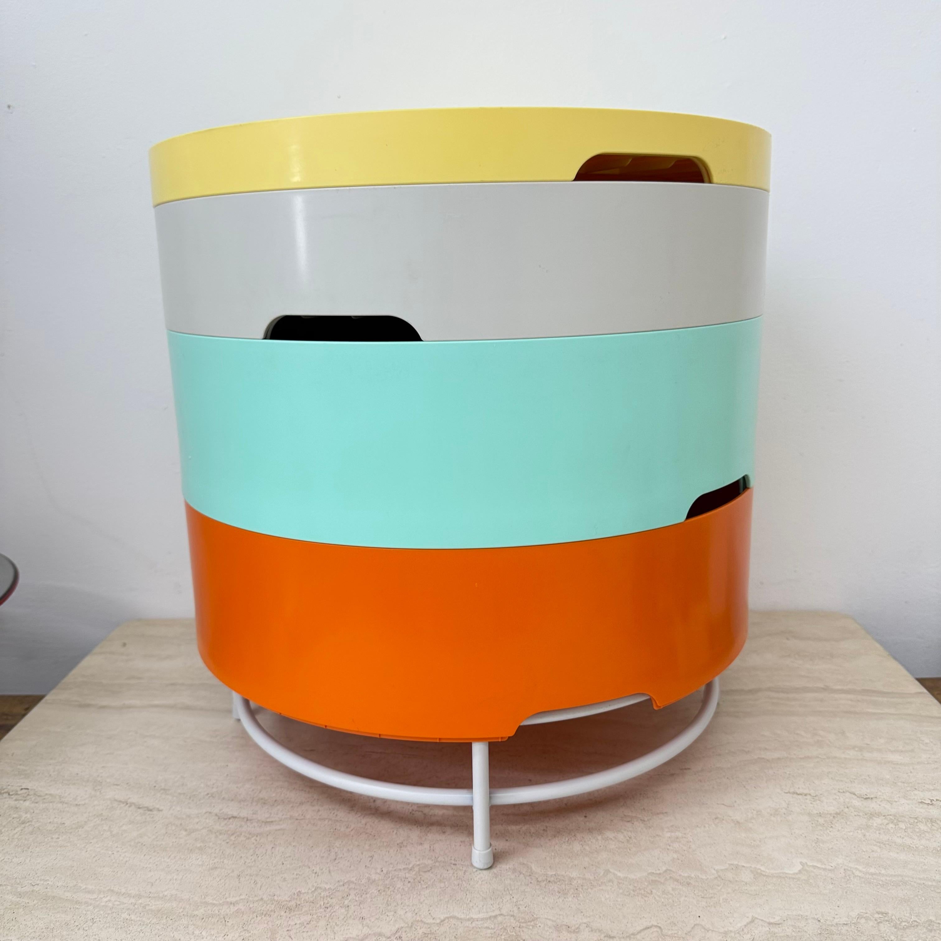 Vintage Ikea modulair side table by Richards Brill en A. Williams For Sale 2