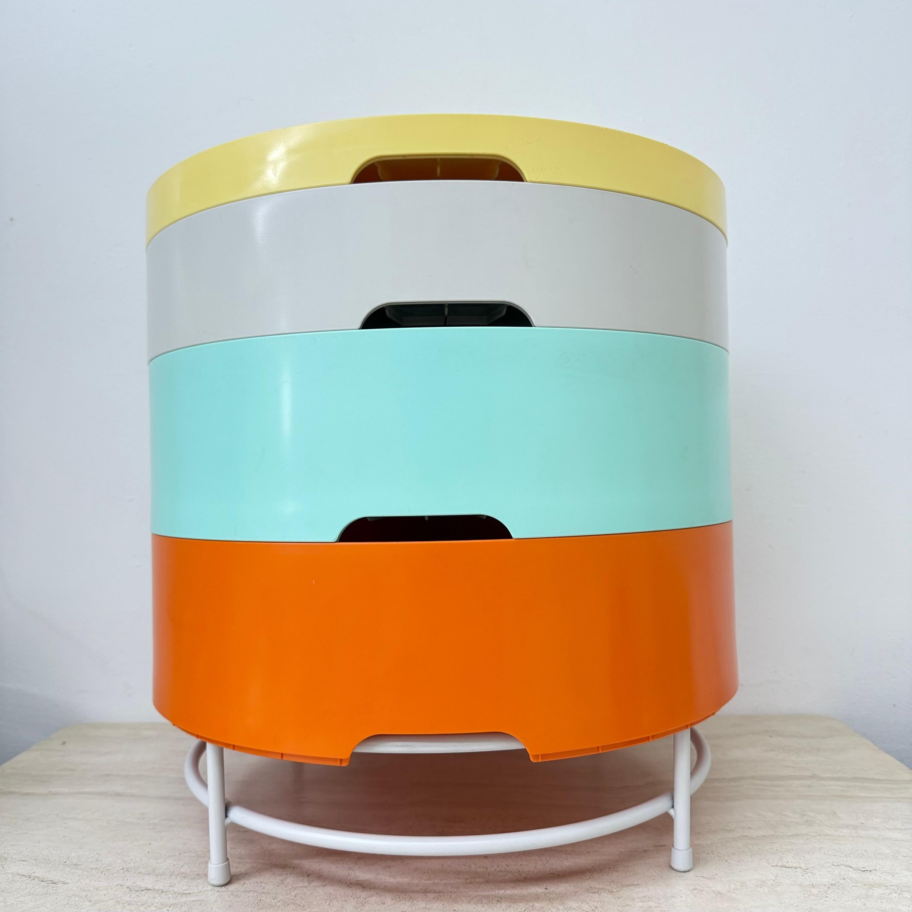 Vintage Ikea modulair side table by Richards Brill en A. Williams For Sale 3