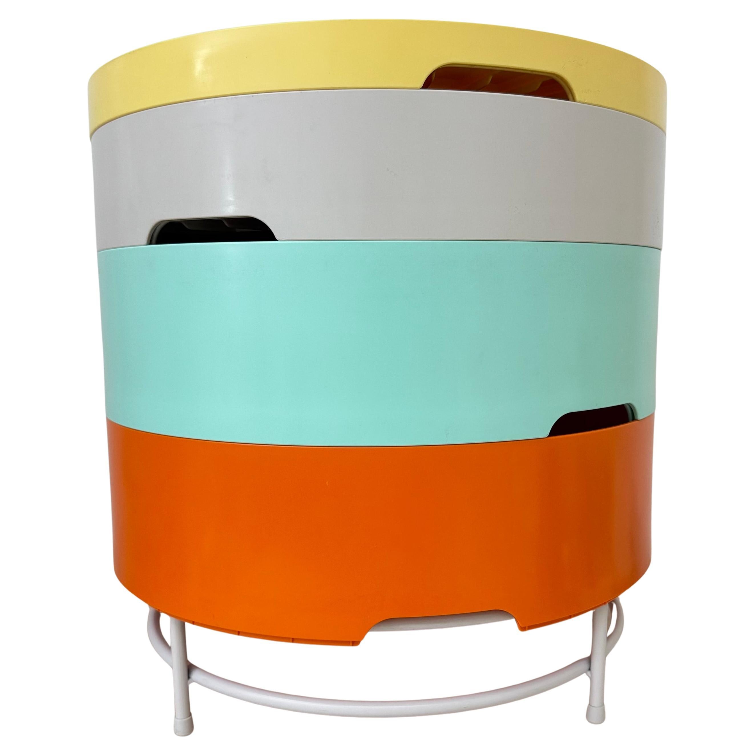 Vintage Ikea modulair side table by Richards Brill en A. Williams