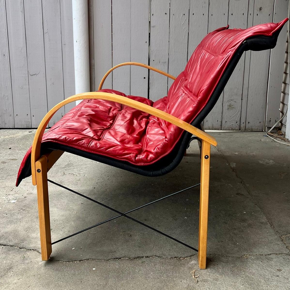 vintage ikea leather sofa