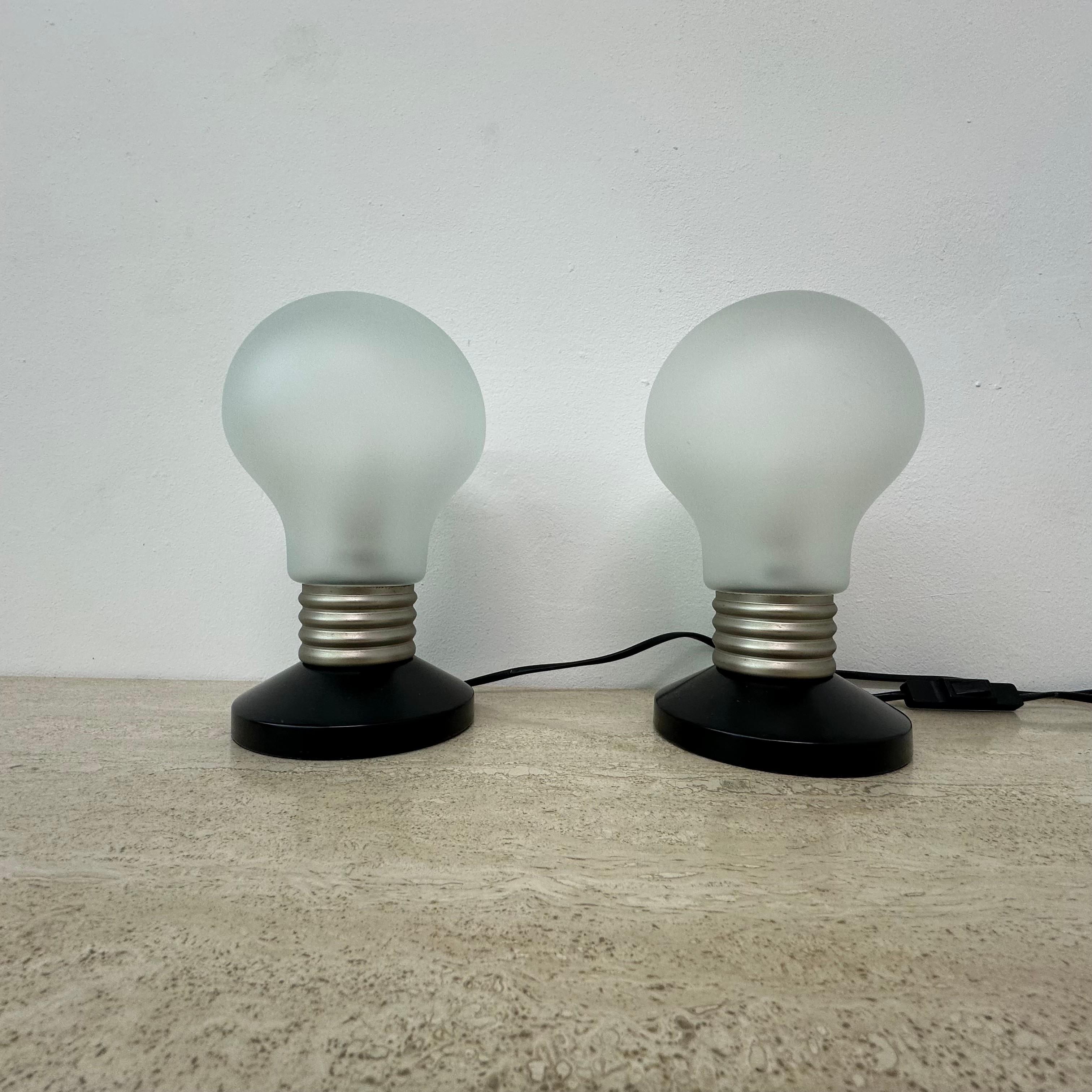 Vintage Ikea Pop Art bulb shaped table lamp , 1990s 10