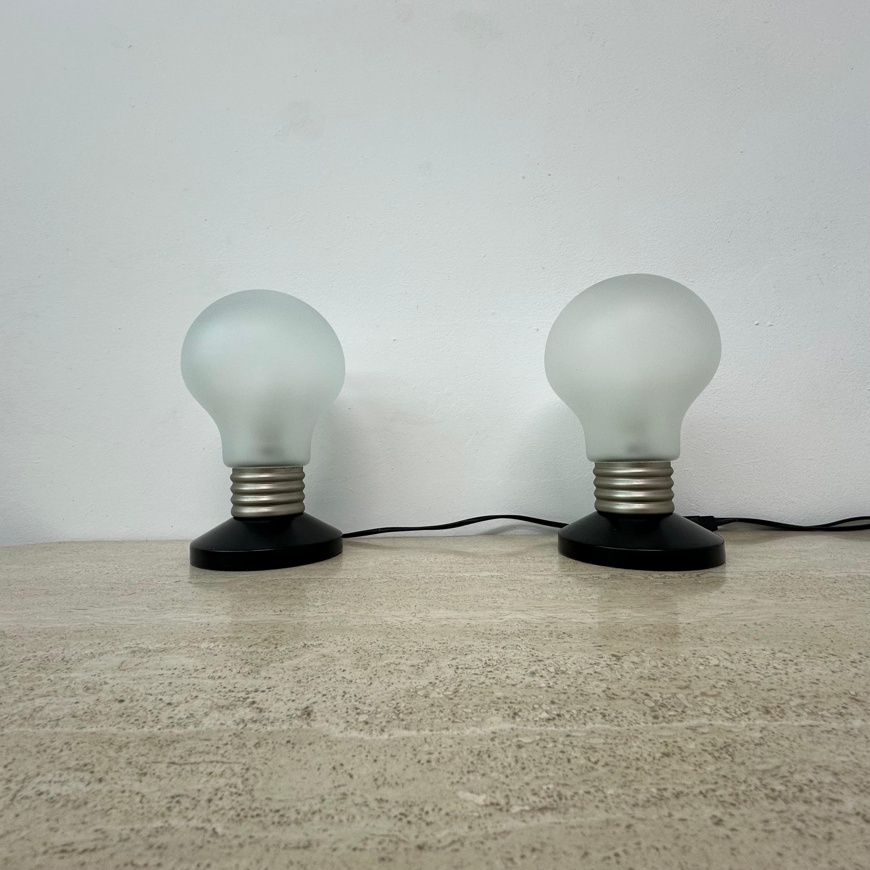 Vintage Ikea Pop Art bulb shaped table lamp , 1990s 13