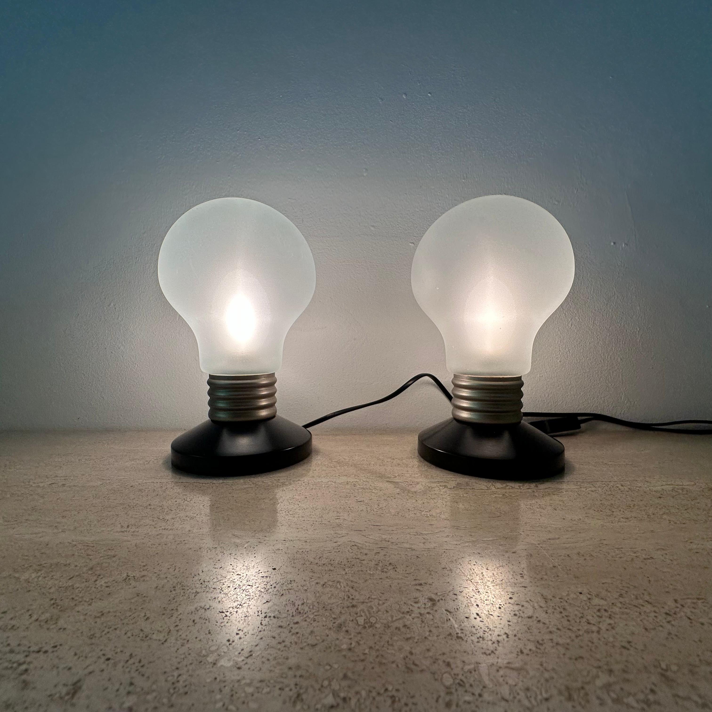 Late 20th Century Vintage Ikea Pop Art bulb shaped table lamp , 1990s