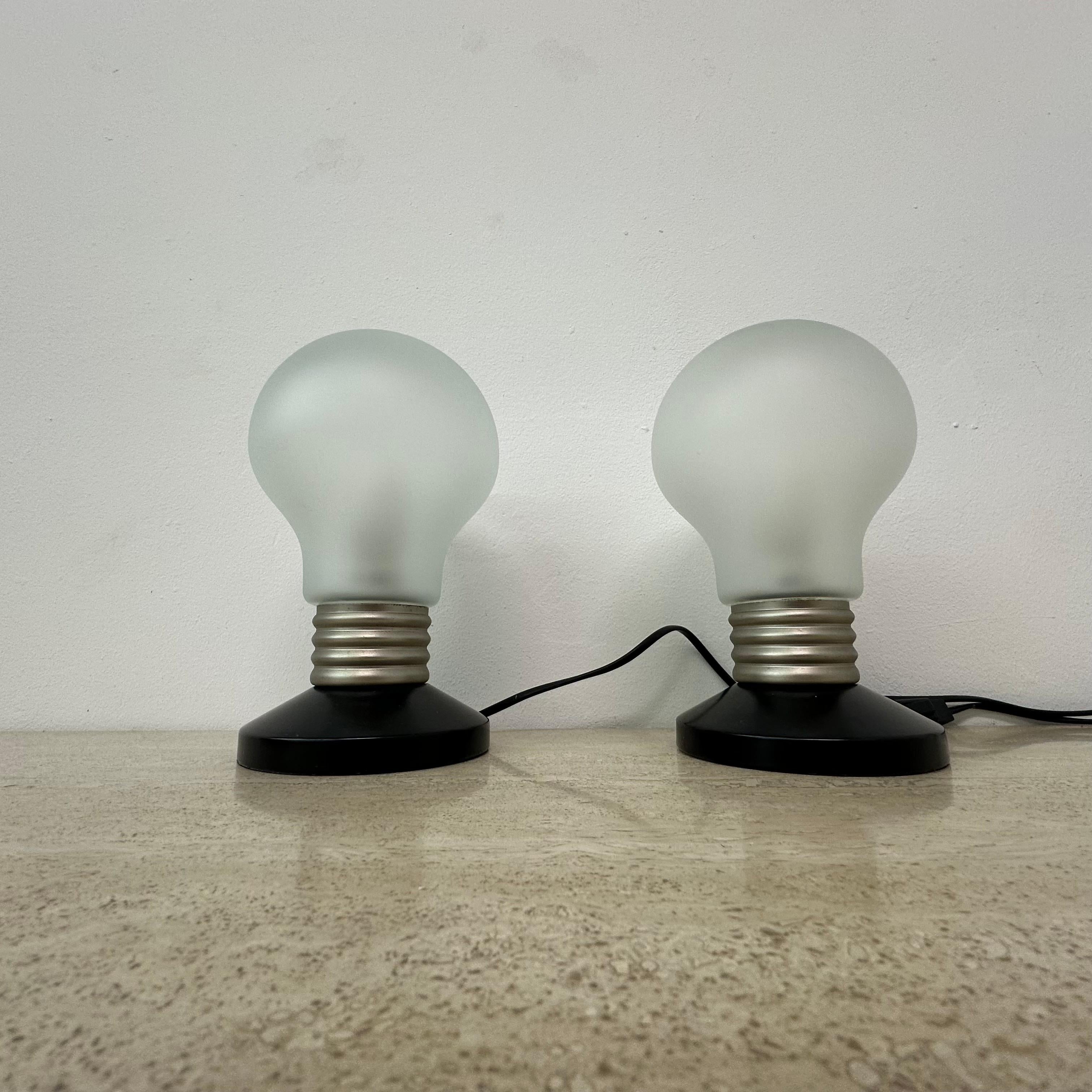 Vintage Ikea Pop Art bulb shaped table lamp , 1990s 3