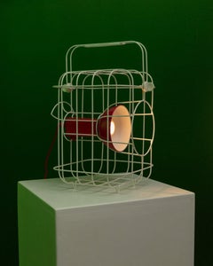 Lampada a batteria vintage IKEA PS 2017 di Matali Crasset, Bianco Rosso Steele, anni 2000